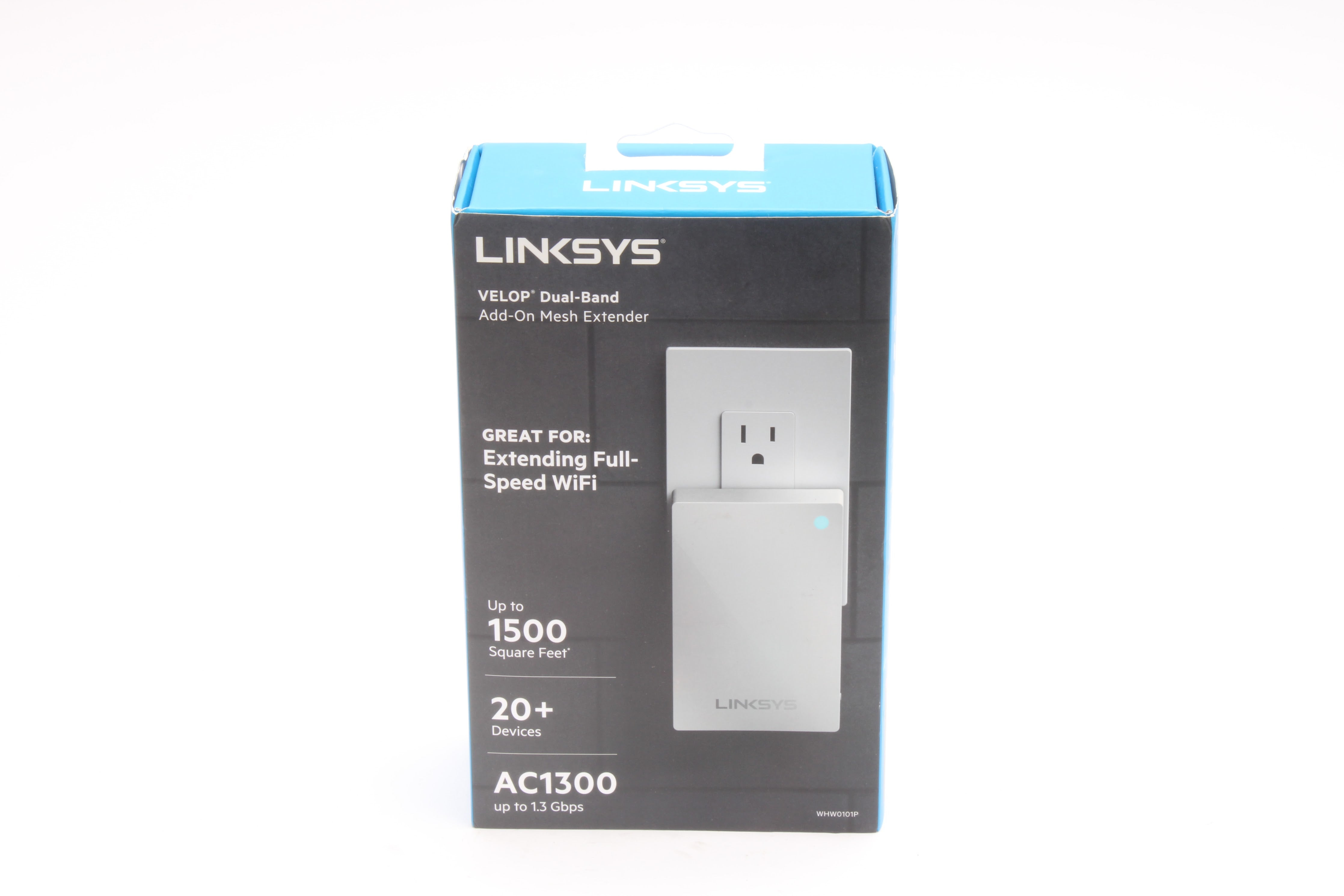 Store Linksys VELOP Plug-In Dual-Band Add On Mesh Extender , AC1300 , WHW0101P Sealed