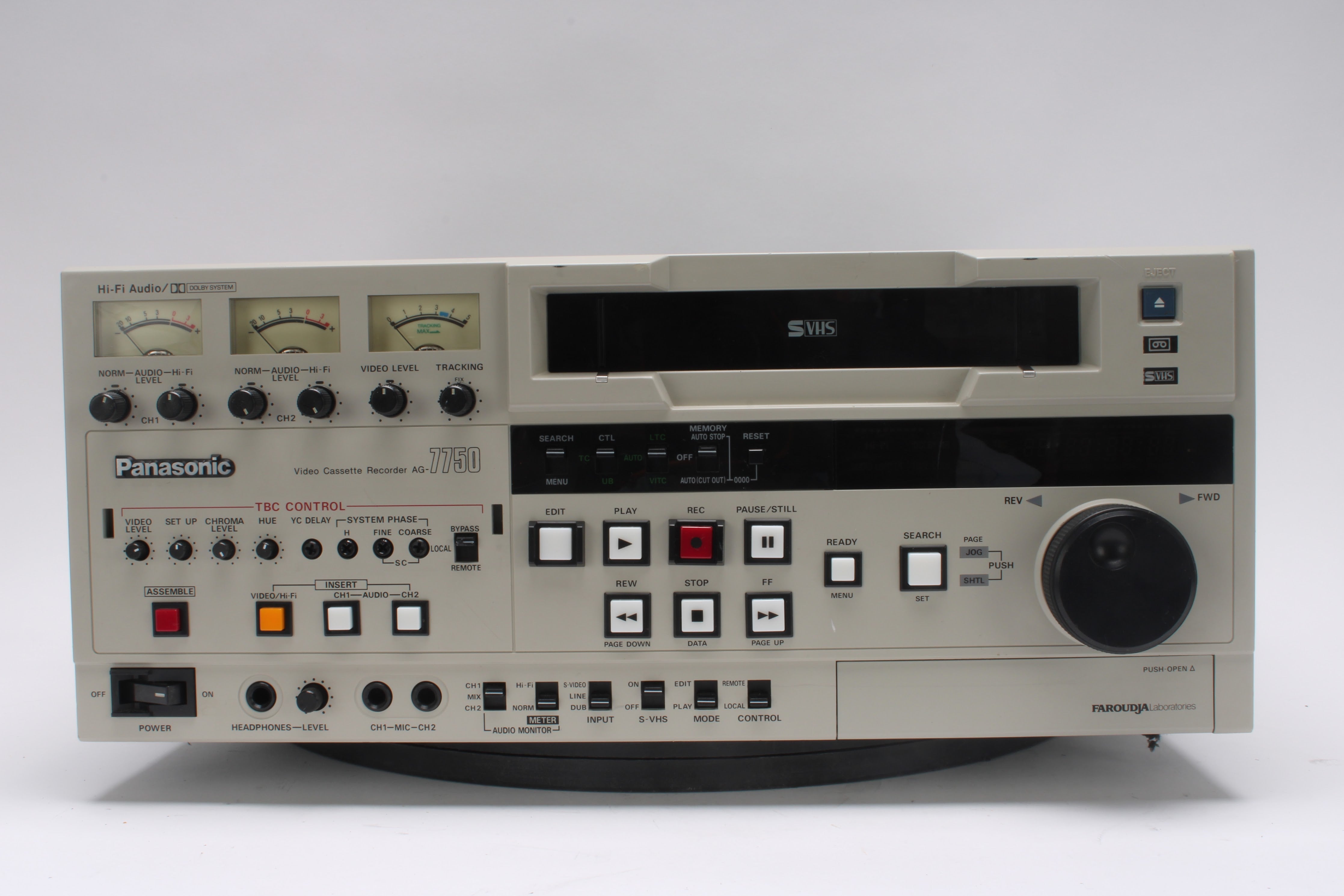 Panasonic AG-7750 Video Cassette Tape Recorder AG-7750-P - Fair Condition