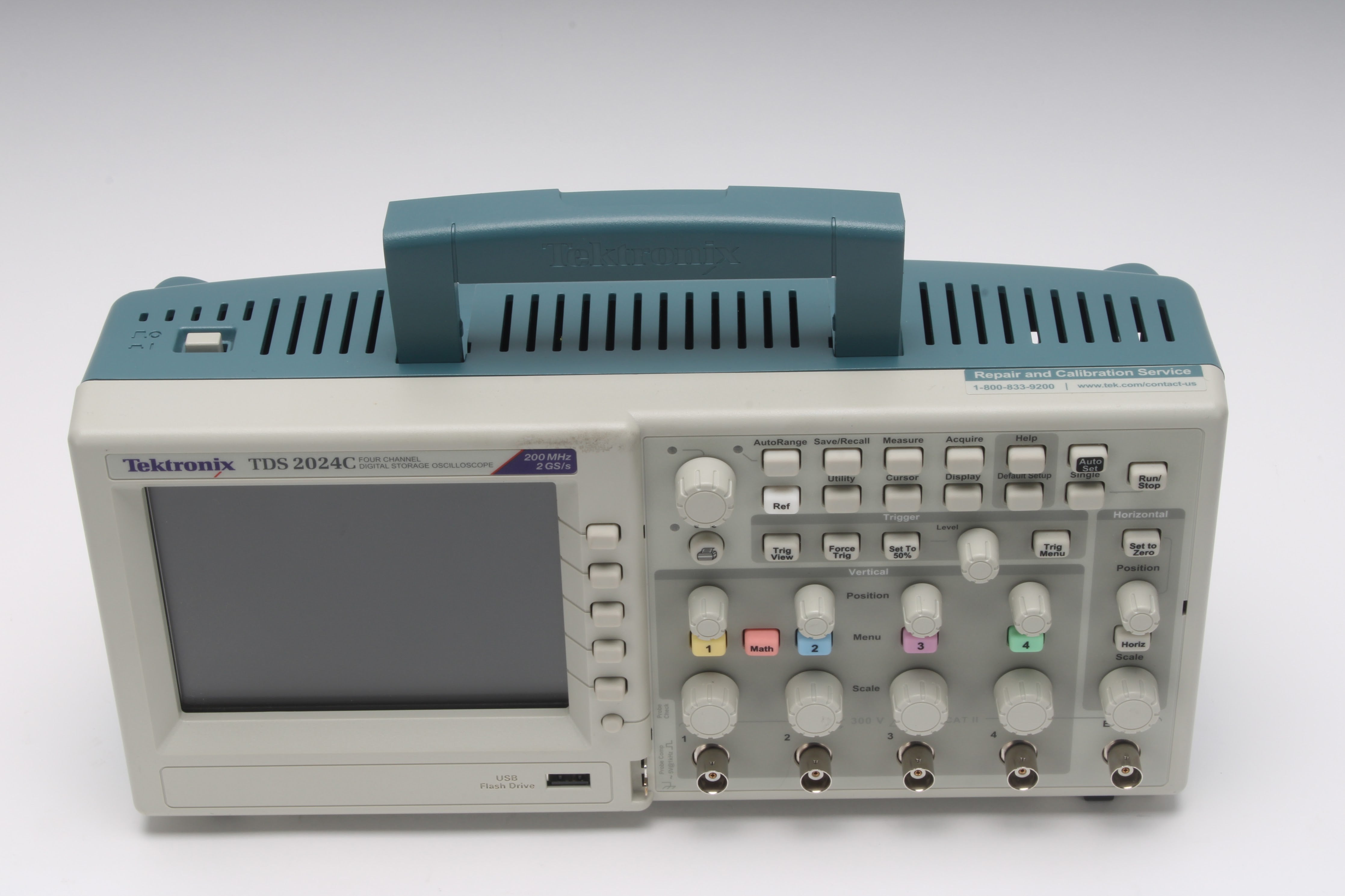 Tektronix TDS 2024C Four Channel Digital Storage Oscilloscope 200MHz 2GS/s