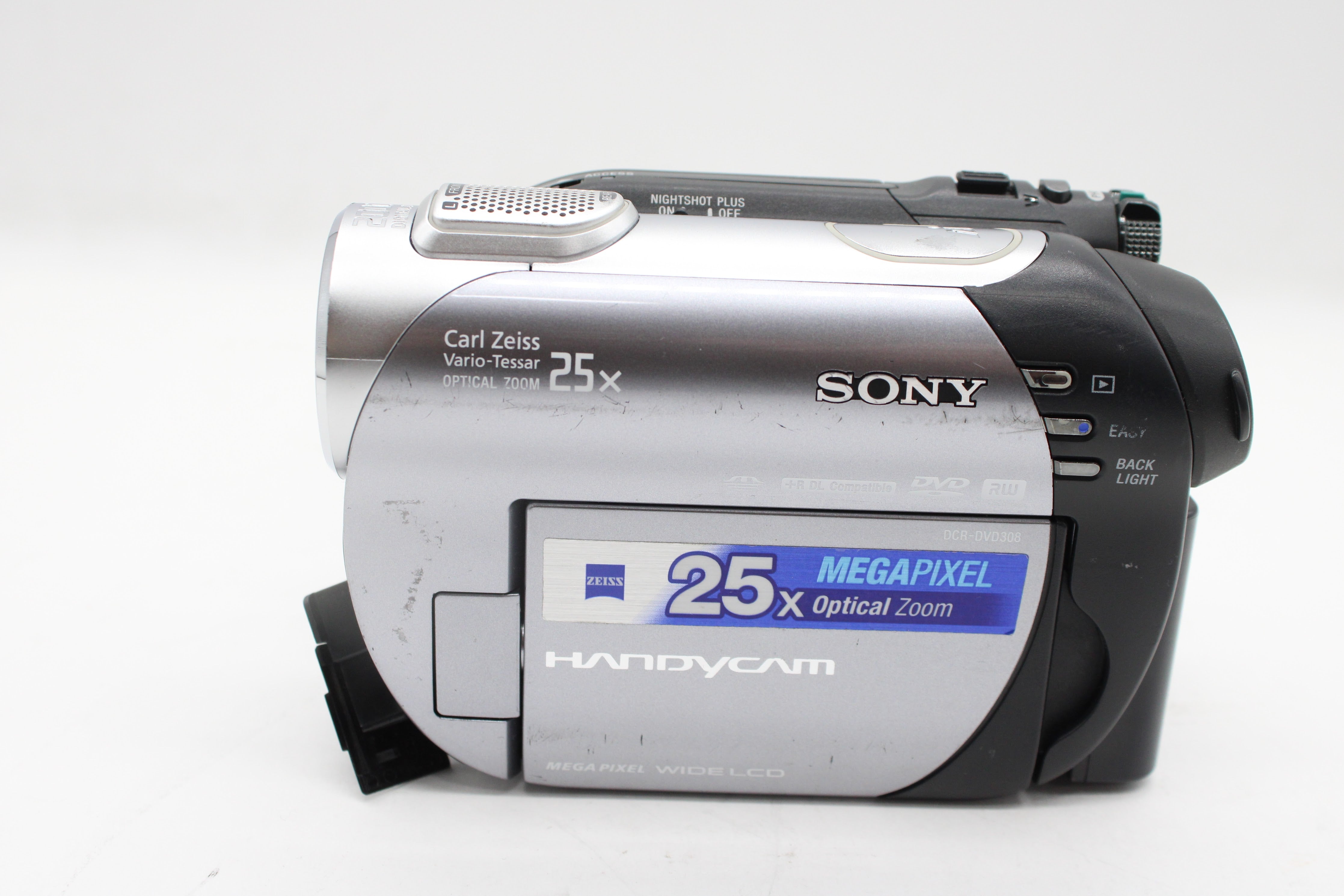 Sony DCR-DVD308 Digital Video Camera Recorder With Power Supply