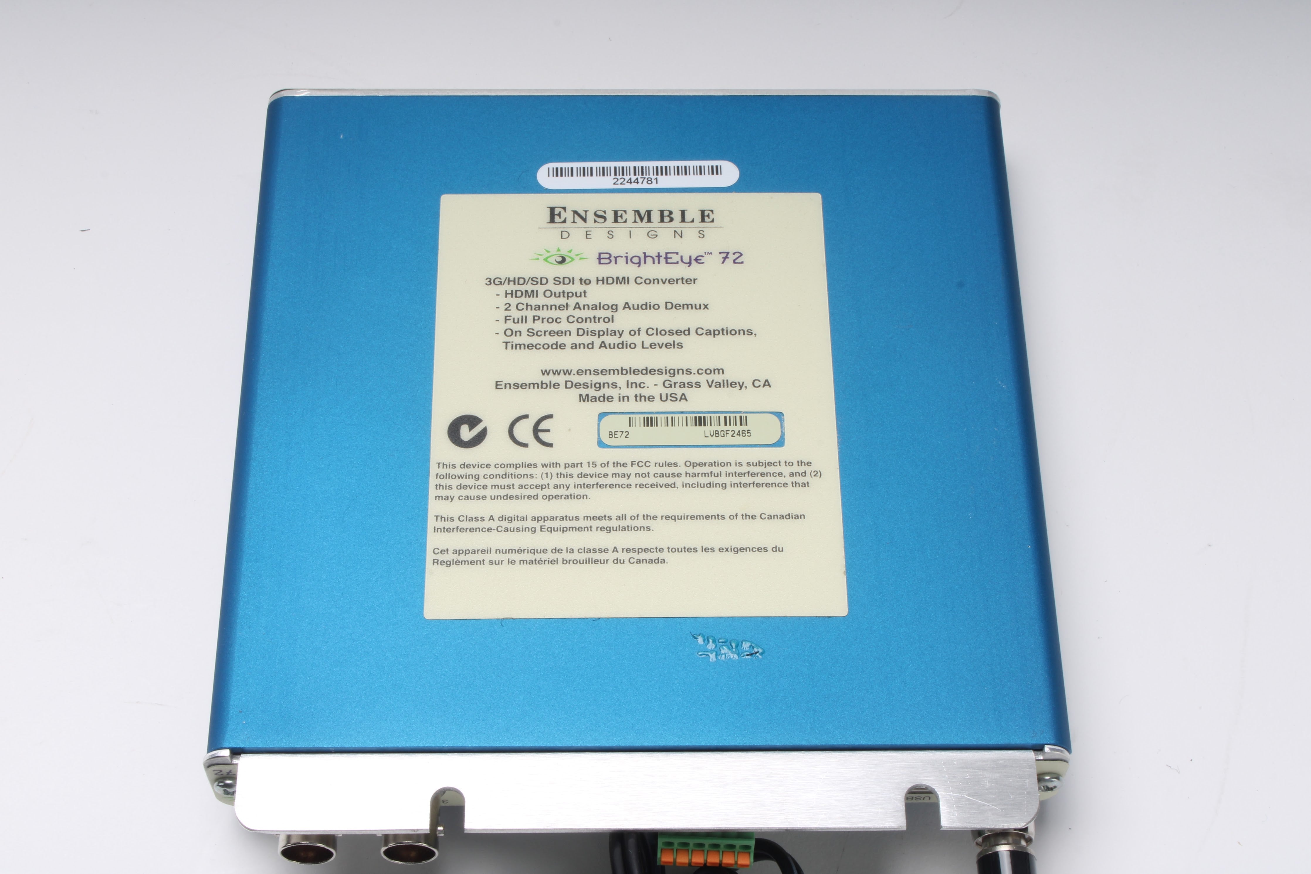 Ensemble high quality Designs Brighteye 3 Analig to SDI Converter