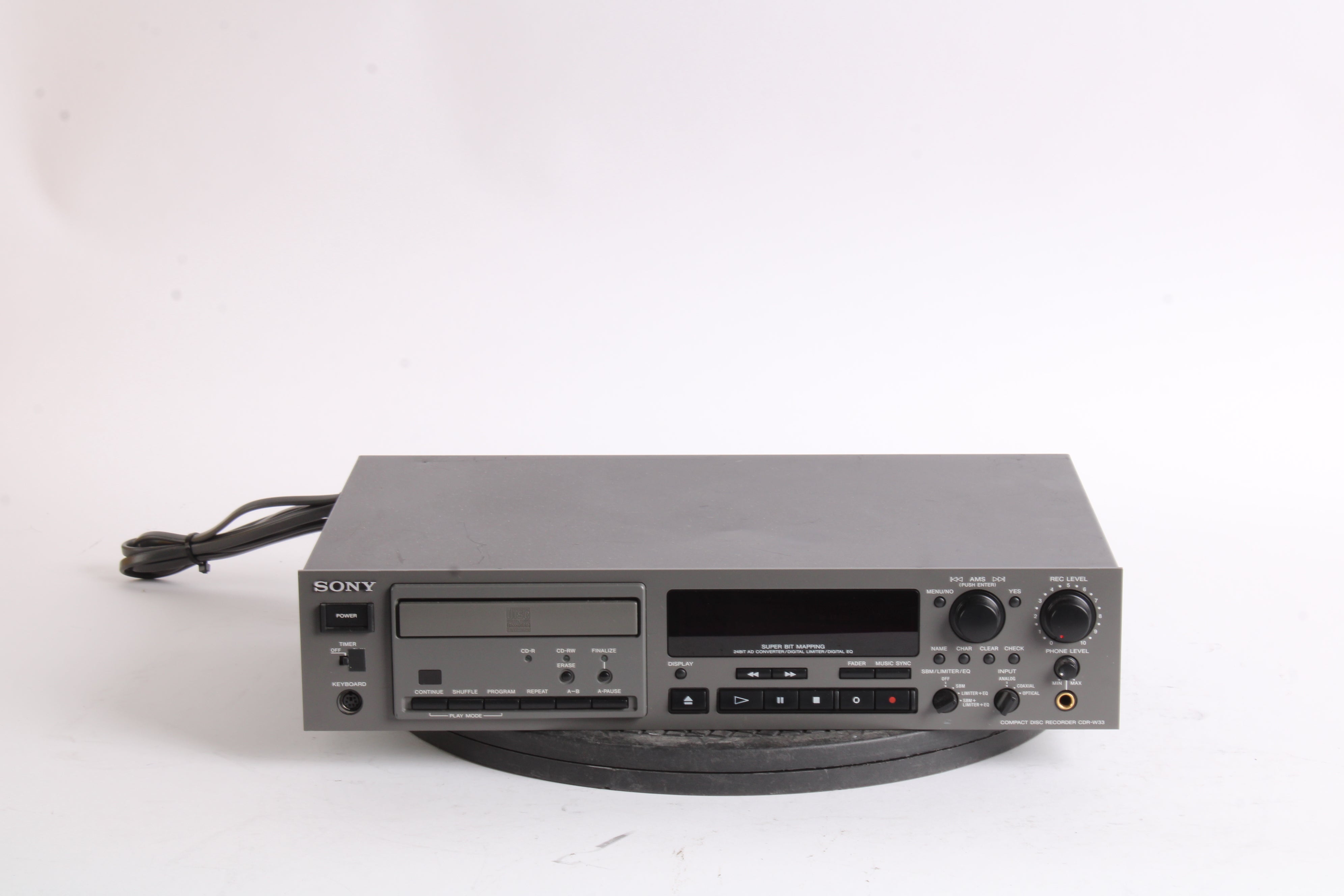Sony CDR-W33 Compact Disc Recorder CD Player - AS IS Parts