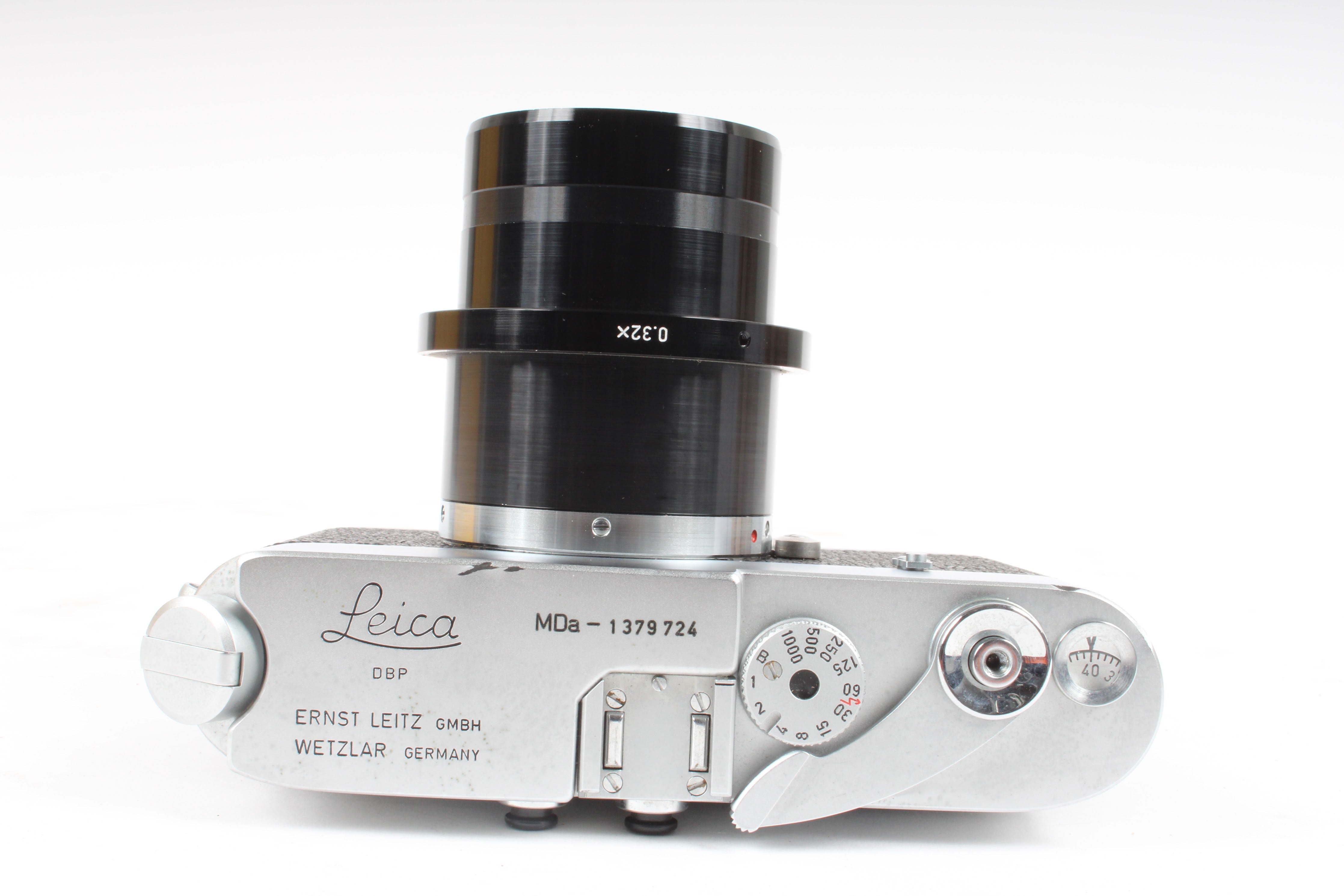 Leica Ernst Leitz Wetzlar DBP MDa Camera With 0.32x Lens