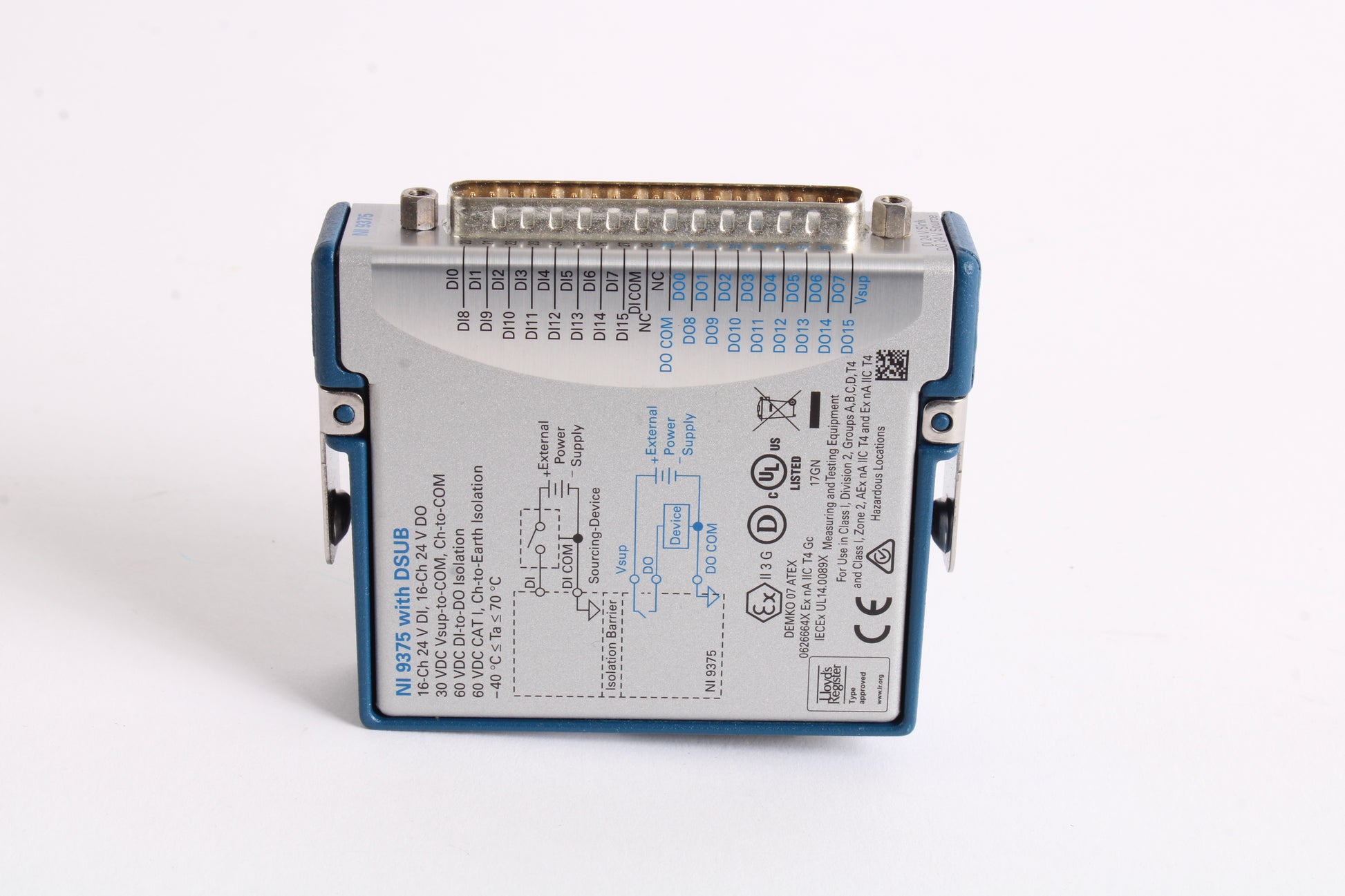 National Instruments NI 9375 DSUB 16-Channel Digital Input / Output Mo ...