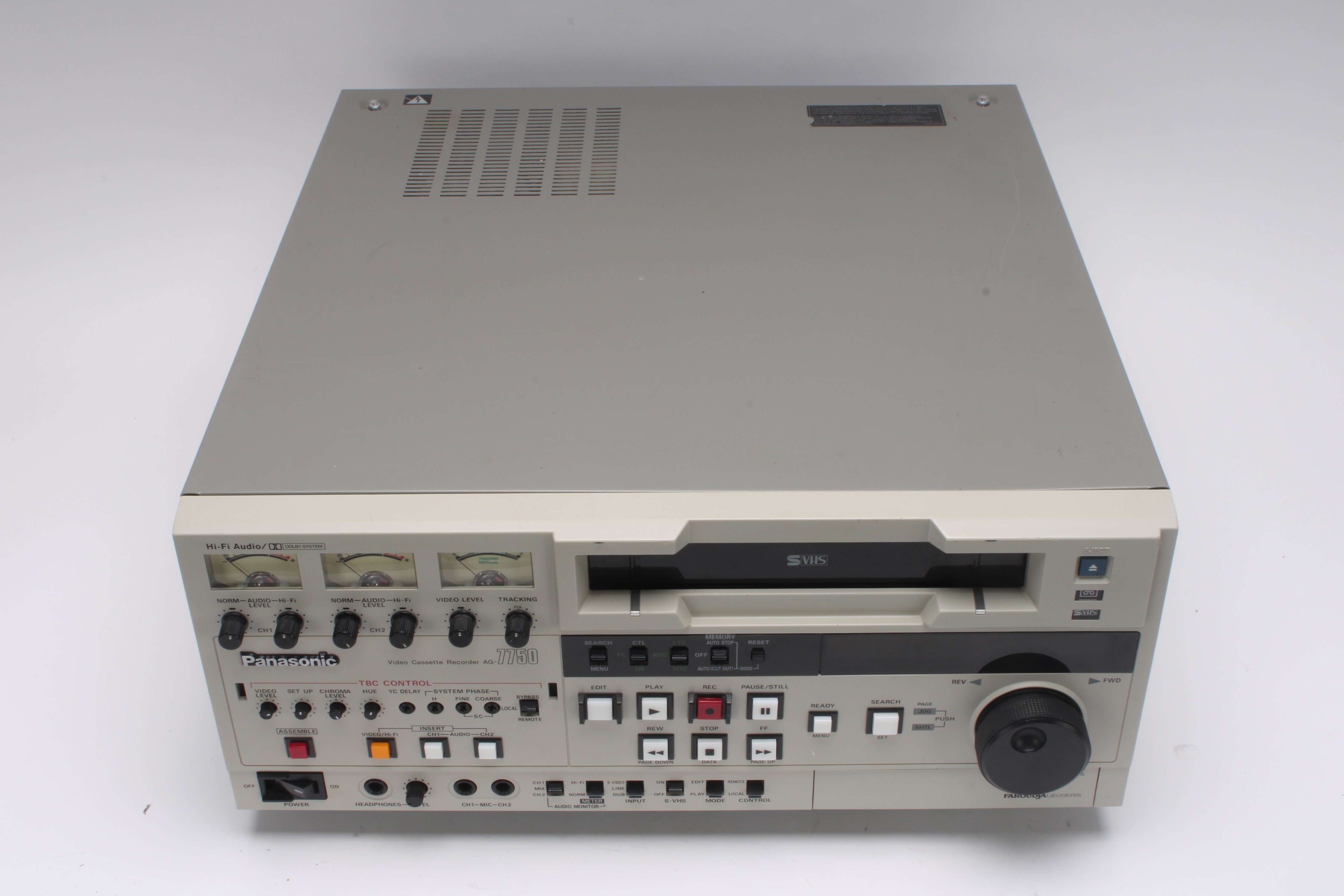 Panasonic AG-7750 Video Cassette Tape Recorder AG-7750-P - Fair Condition