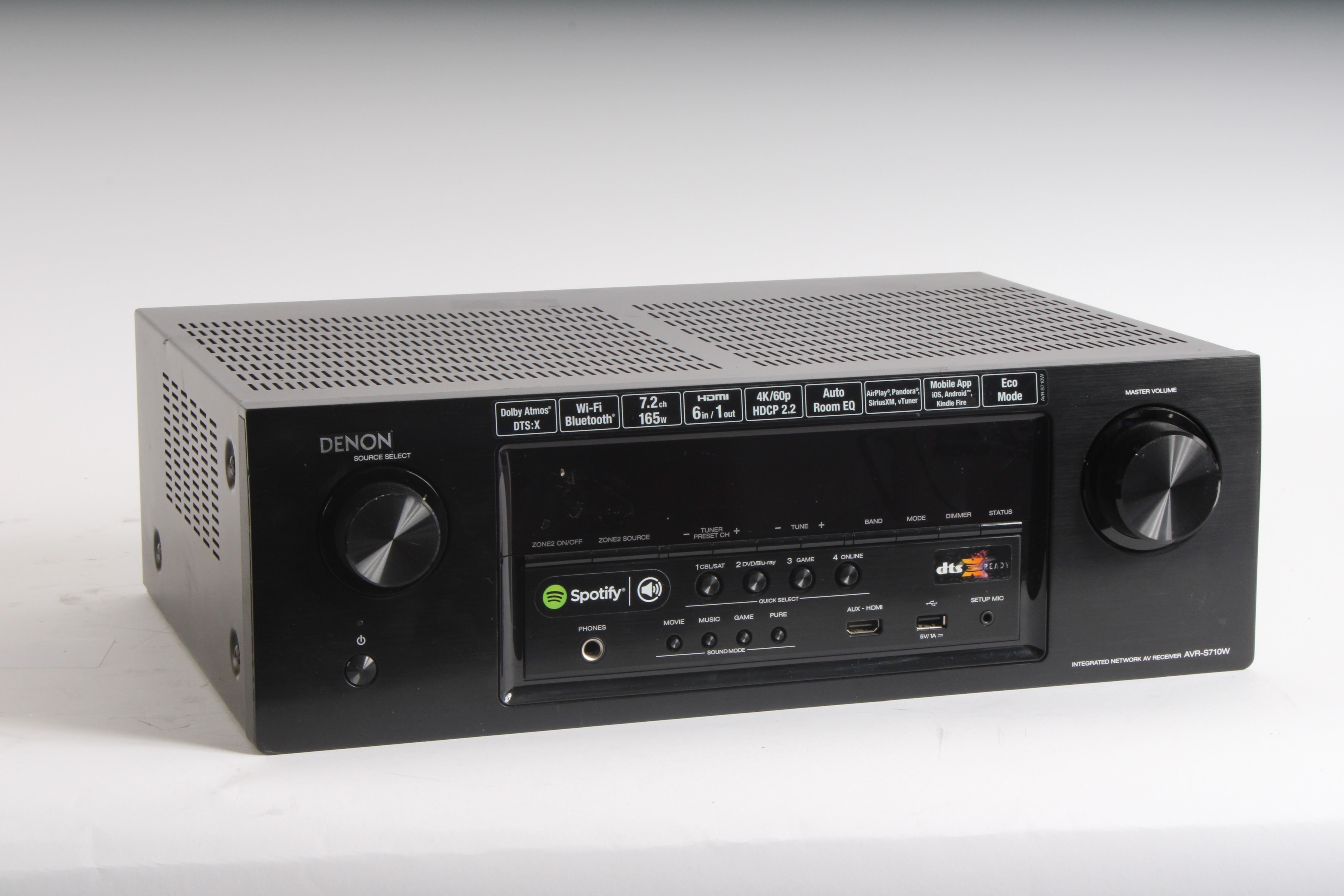 Denon AVRS710W 7.2Channel Home Theater Integrated Network AV Receive