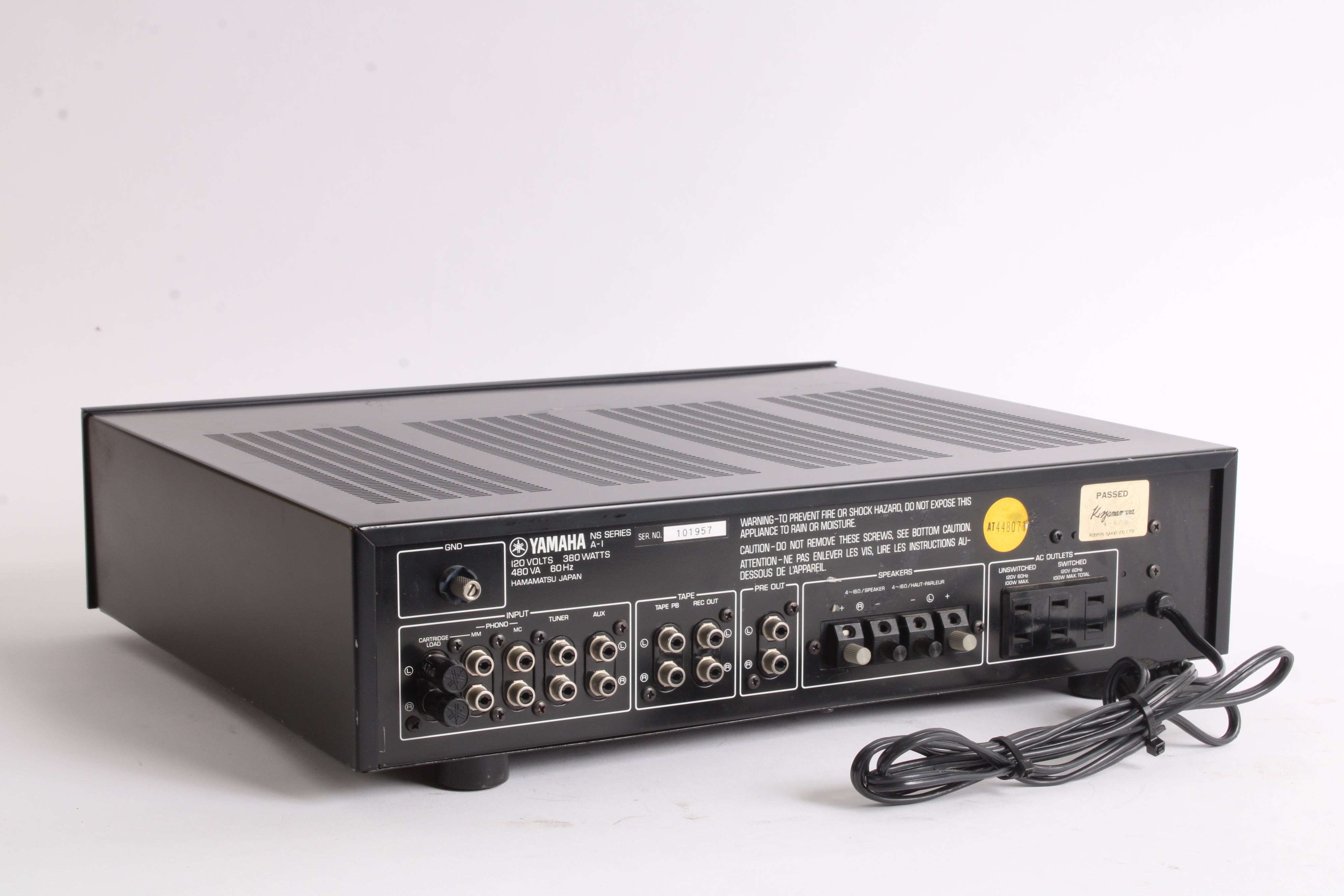 Yamaha A-1 NS Series Natural Sound Stereo Amplifier