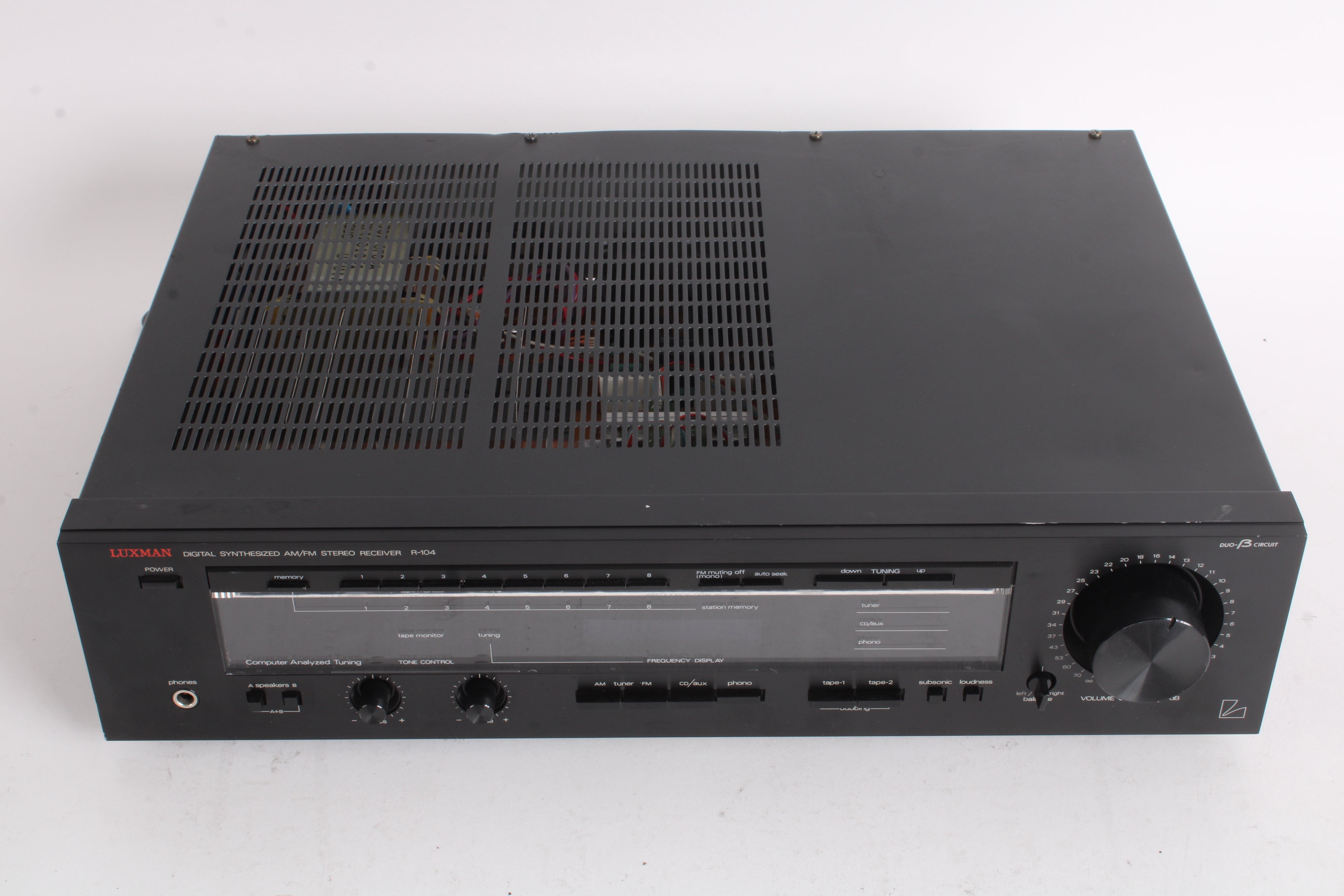 Luxman R-104 Digital Synthesized AM/FM Stereo Receiver - AS IS