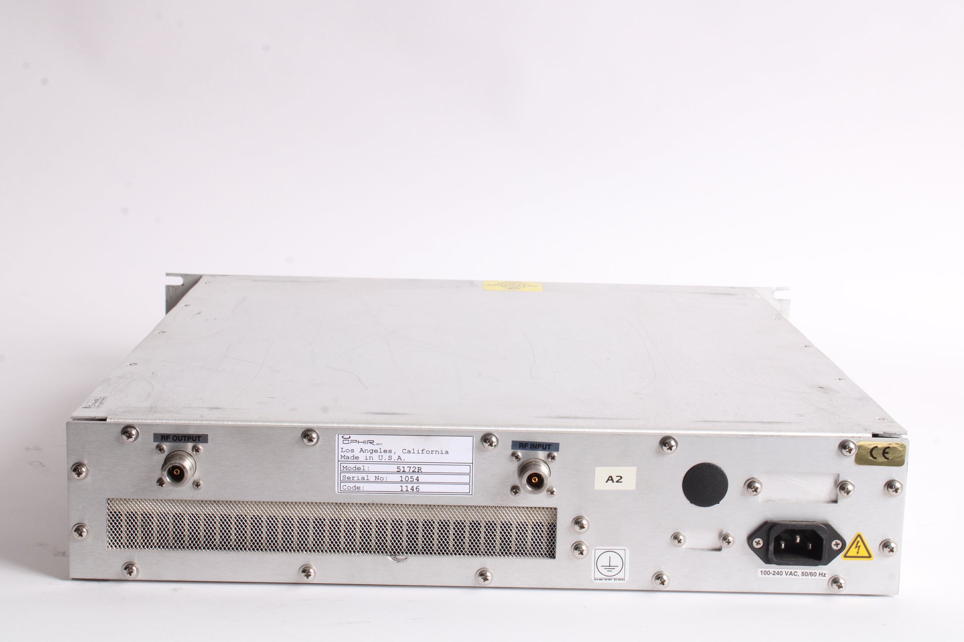 Ophir RF 5172R Linear Power RF Amplifier 1.0 - 3.0 MHz 30Watt Rear Con ...