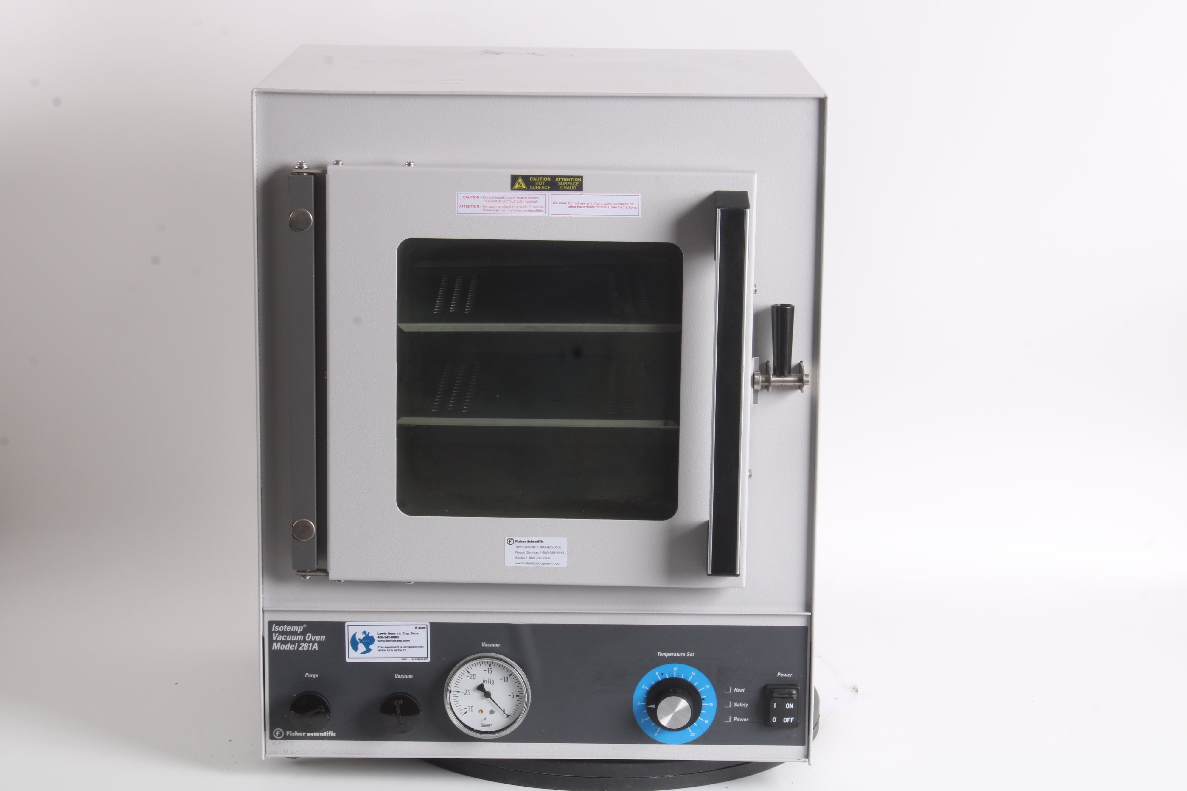 Fisher Scientific 281A Isotemp Vacuum Oven – NTC Tech