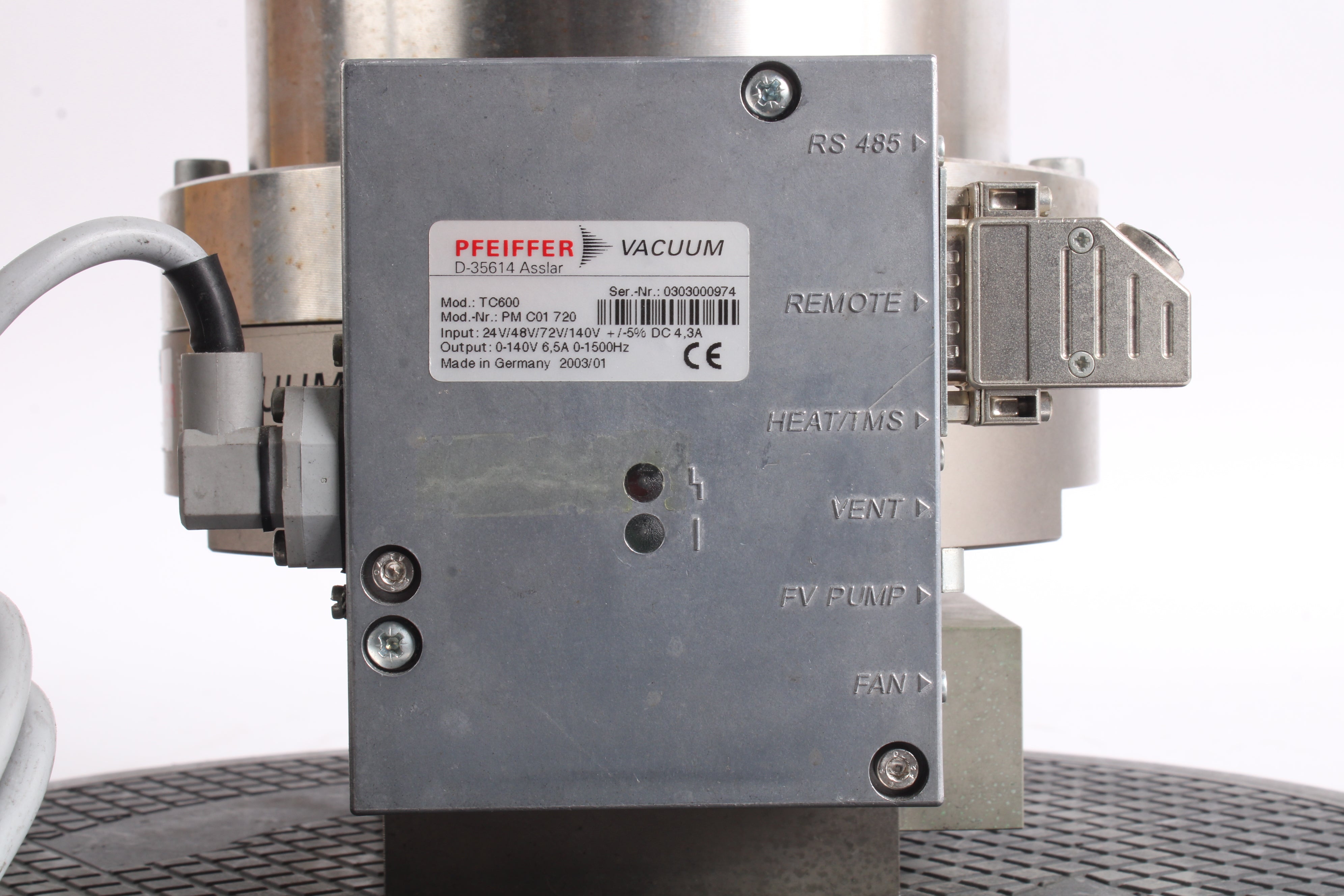 Pfeiffer D-35614 Asslar Type TPH 521 Vacuum Pump