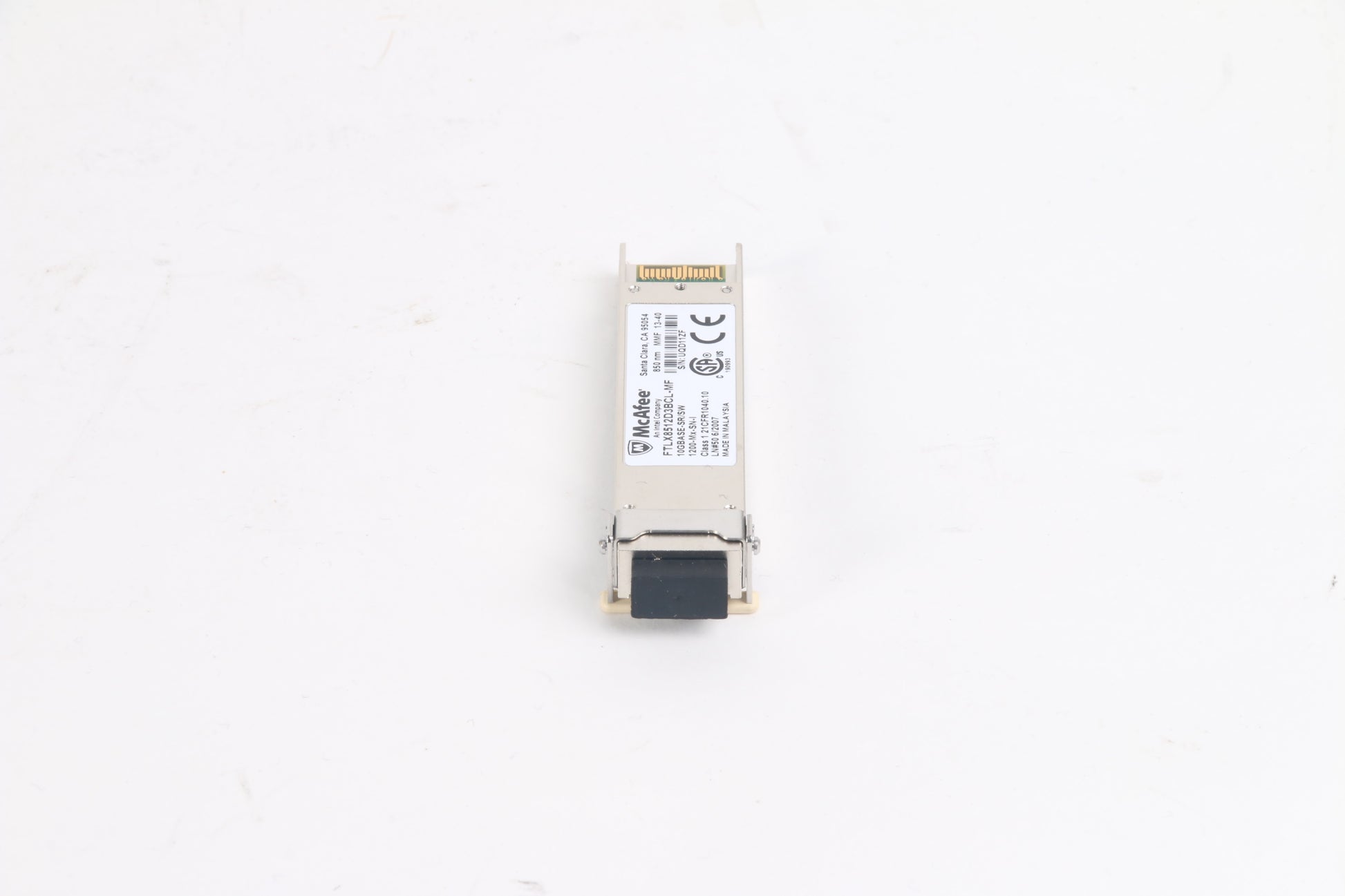 McAfee FTLX8512D3BCL-MF 10GBASE-SR/SW Transceiver Module – NTC Tech