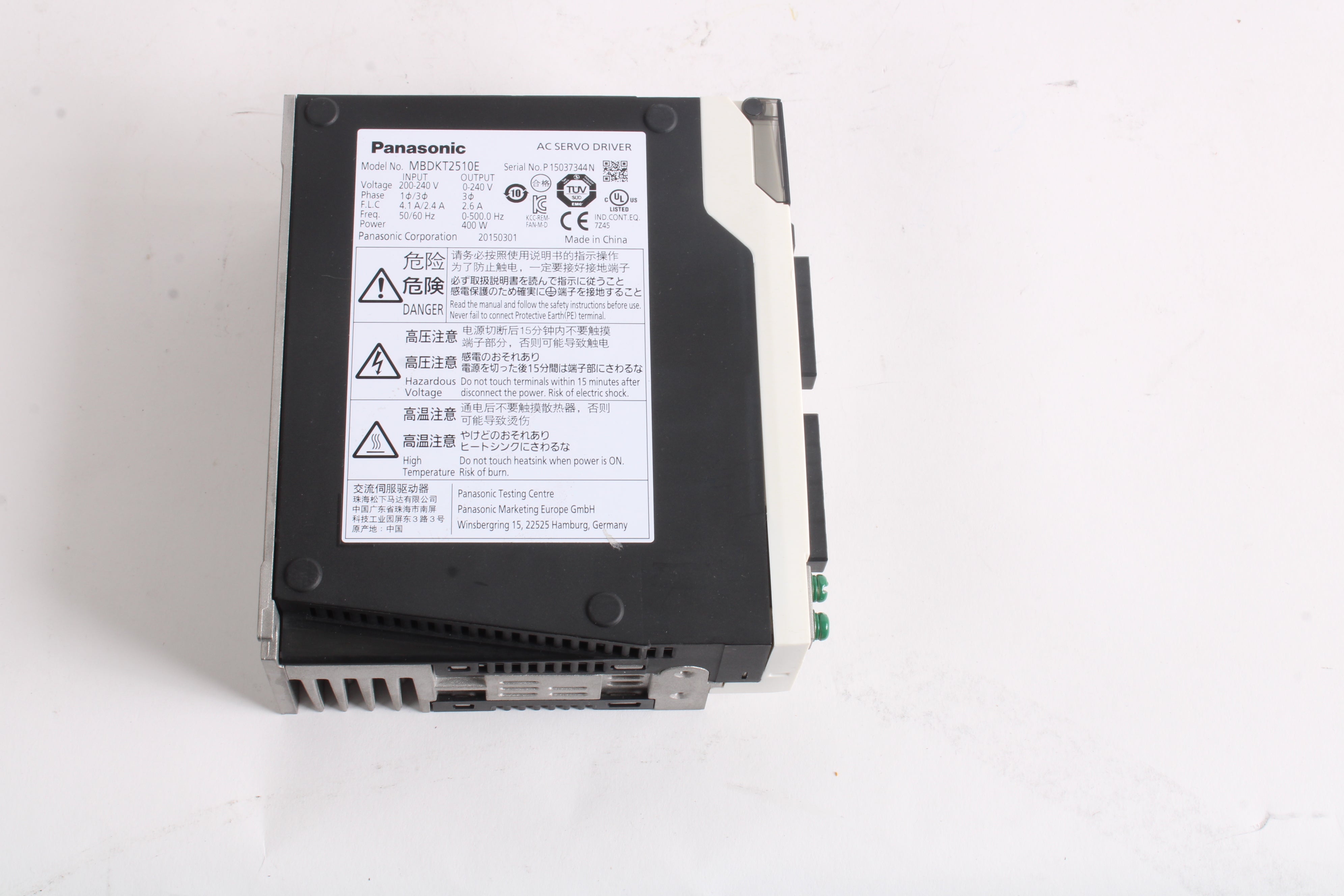 Panasonic MBDKT2510E AC Servo Driver