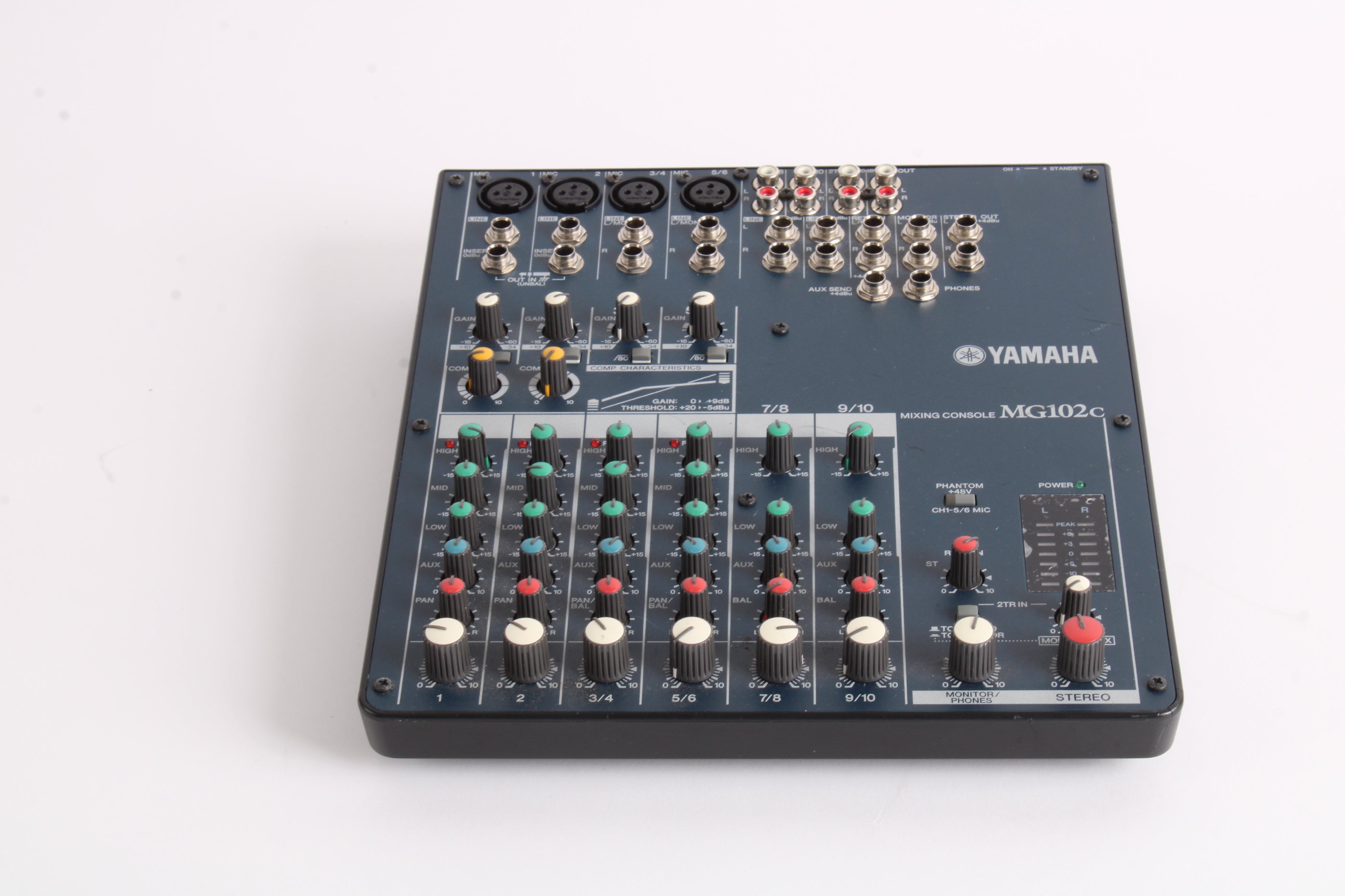 Yamaha MG102C 10-Channel Input Stereo Mixing Console - No Power Supply