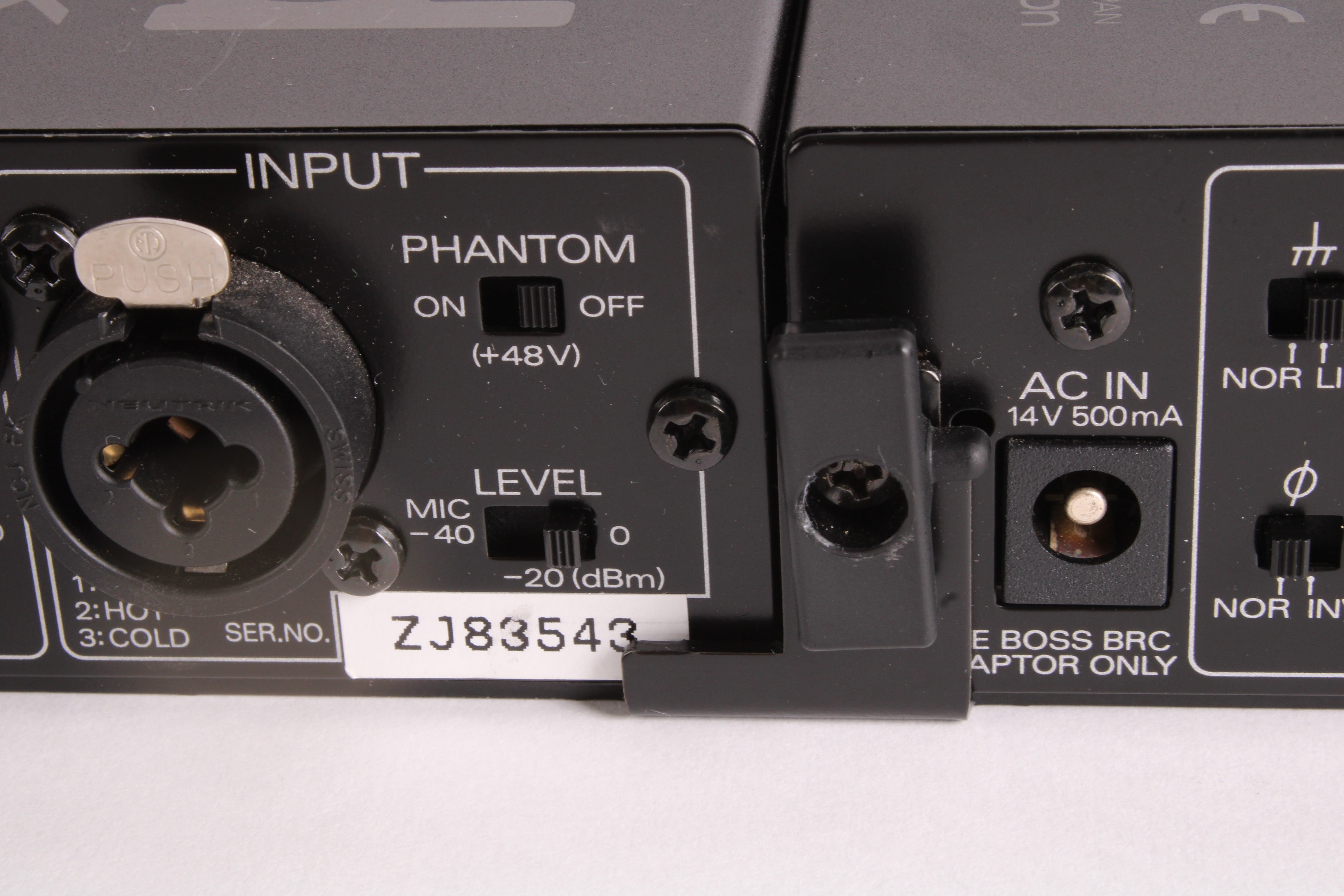 Roland 3x: AF-70 Anti-Feedback Module / Direct Box With Rack Ears