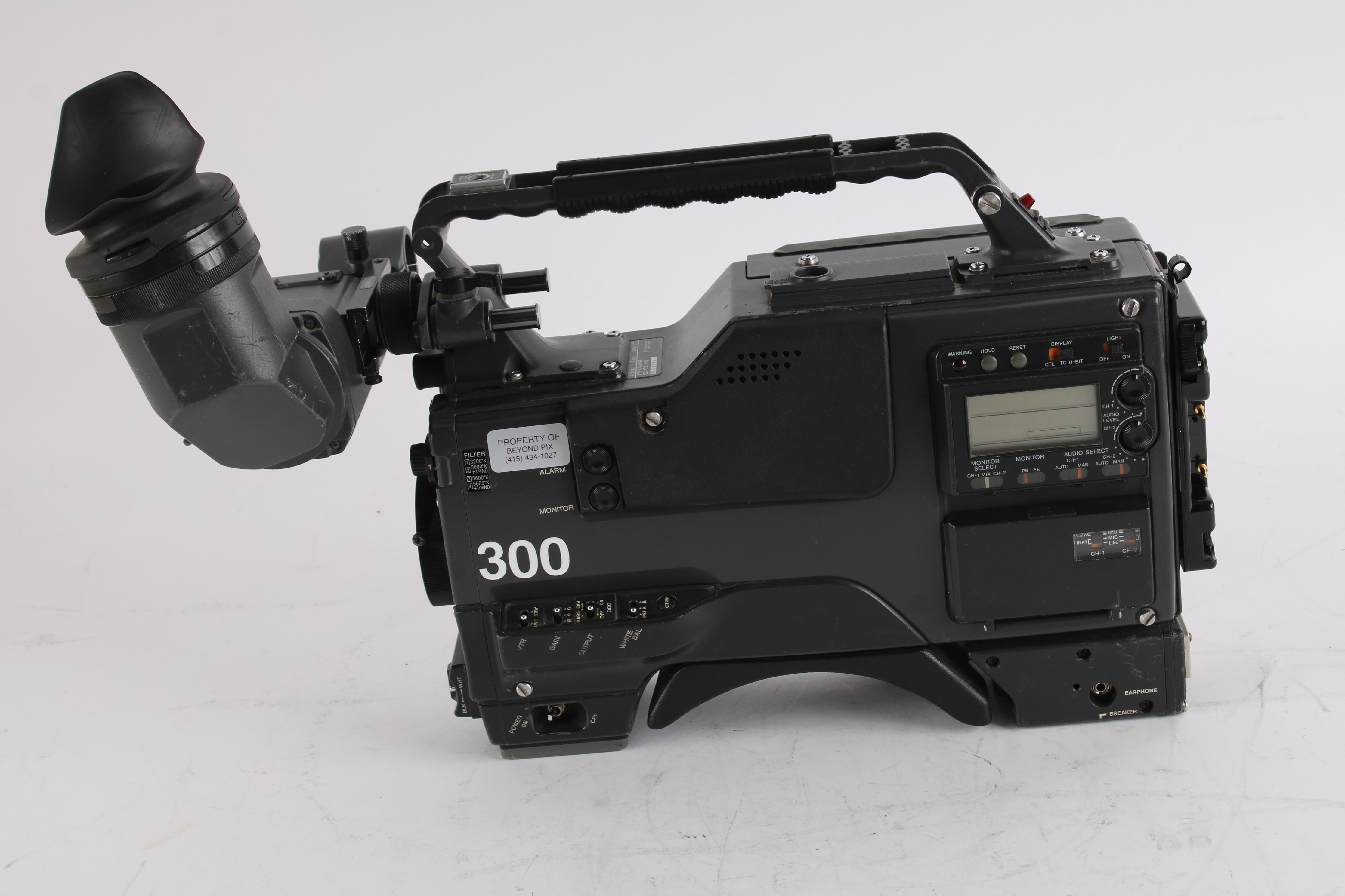 Sony BVW-300 BETACAM 3CCD VTR Video Camera Camcorder With Viewfinder – NTC  Tech