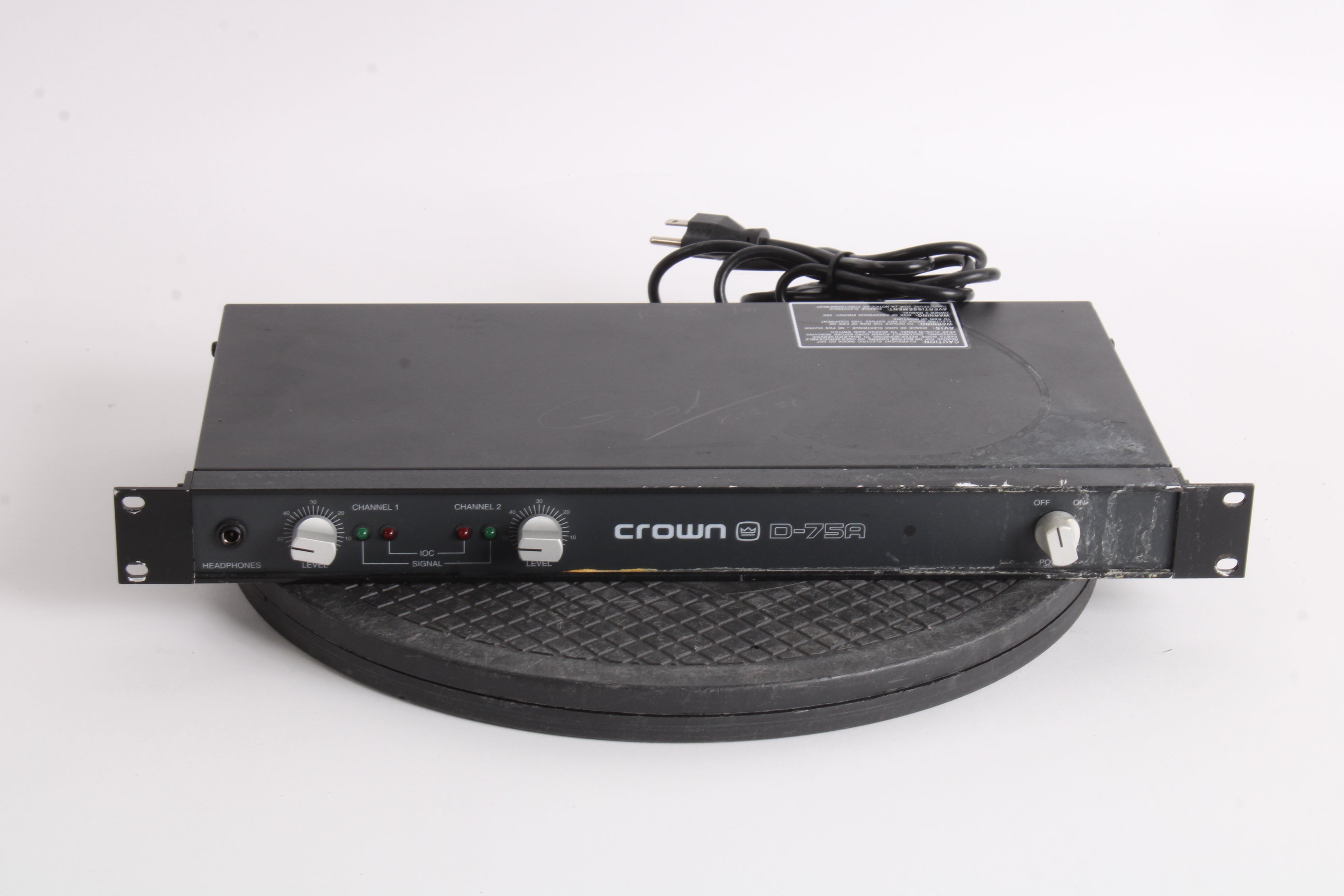 Crown D75A Stereo Power Amplifier - Fair Condition – NTC Tech