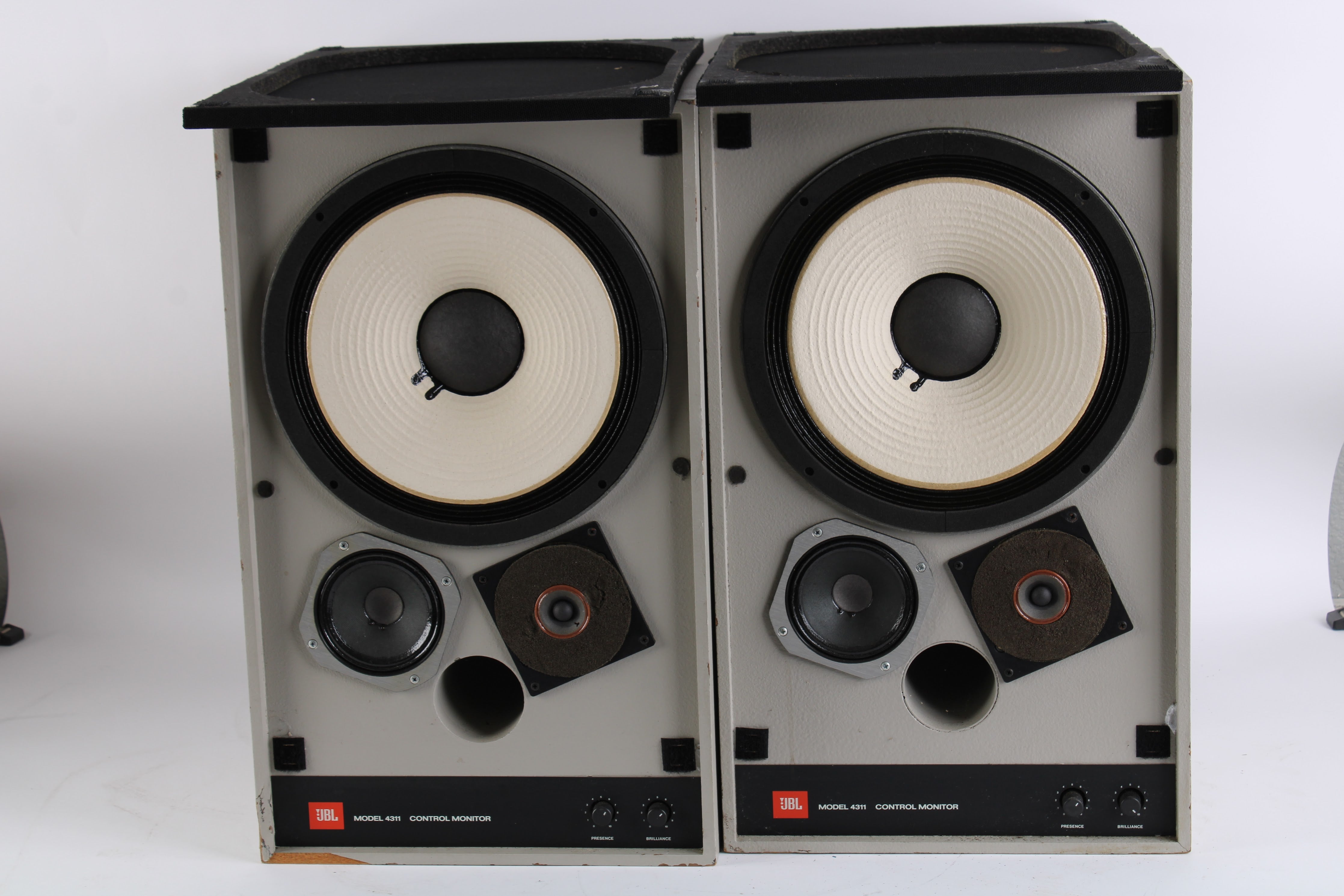 JBL 4311-A Loudspeaker System - Pair - Vintage Speakers - Poor Shape