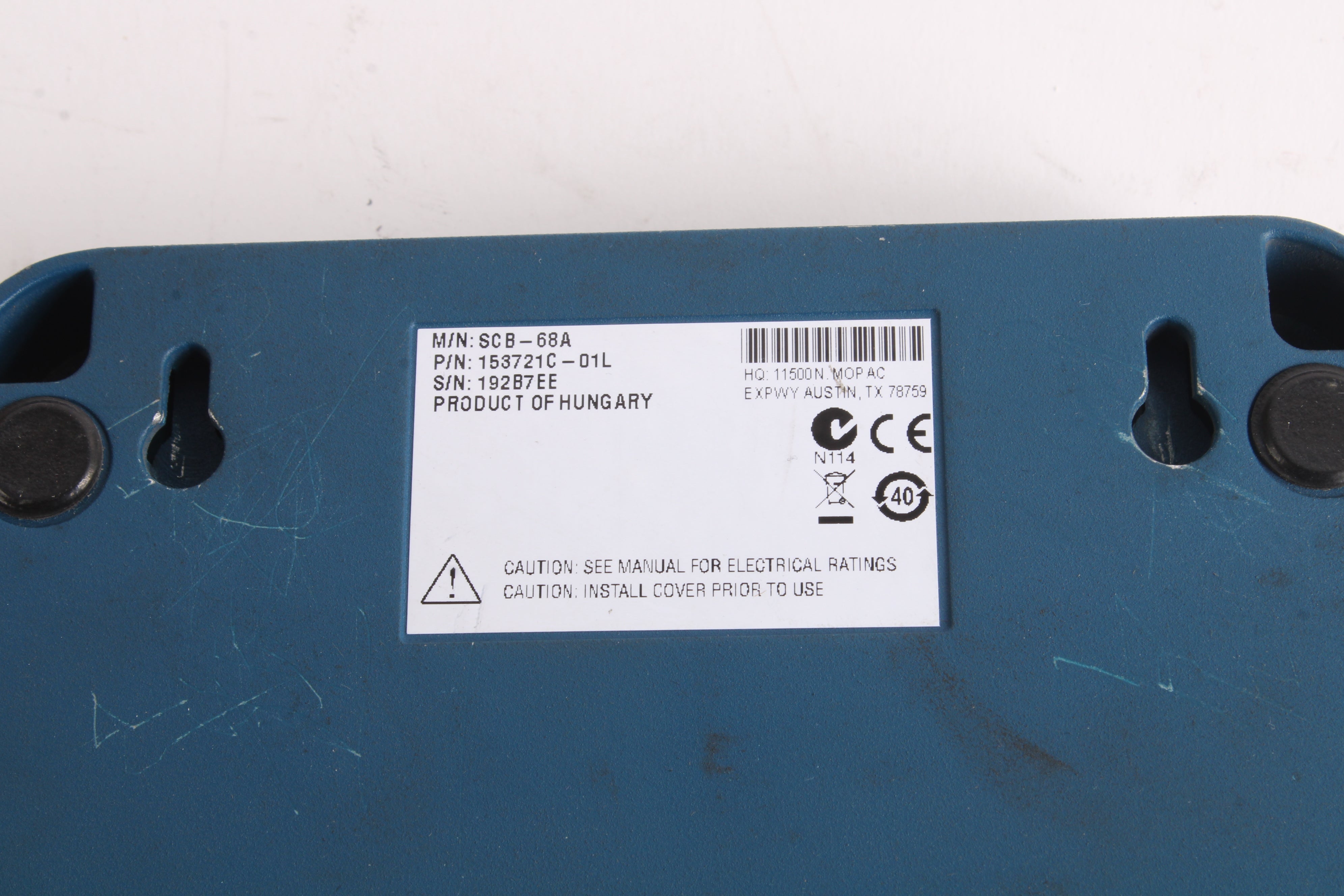 National Instruments NI SCB-68A Terminal Breakout Box 153721C-01L With Cable