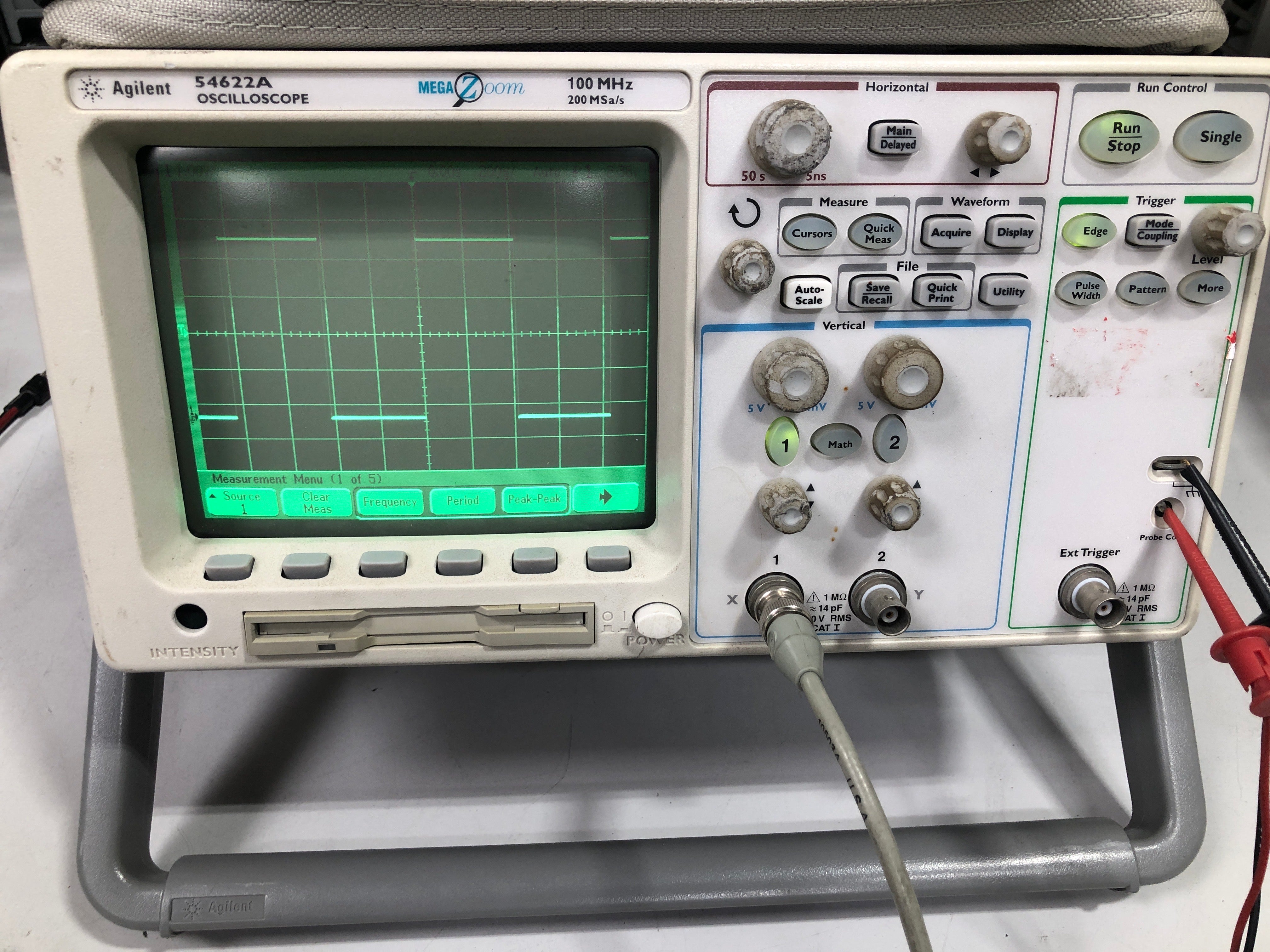 Agilent / Keysight / HP 54622A 2-Channel 100MHz Oscilloscope - Partial –  NTC Tech