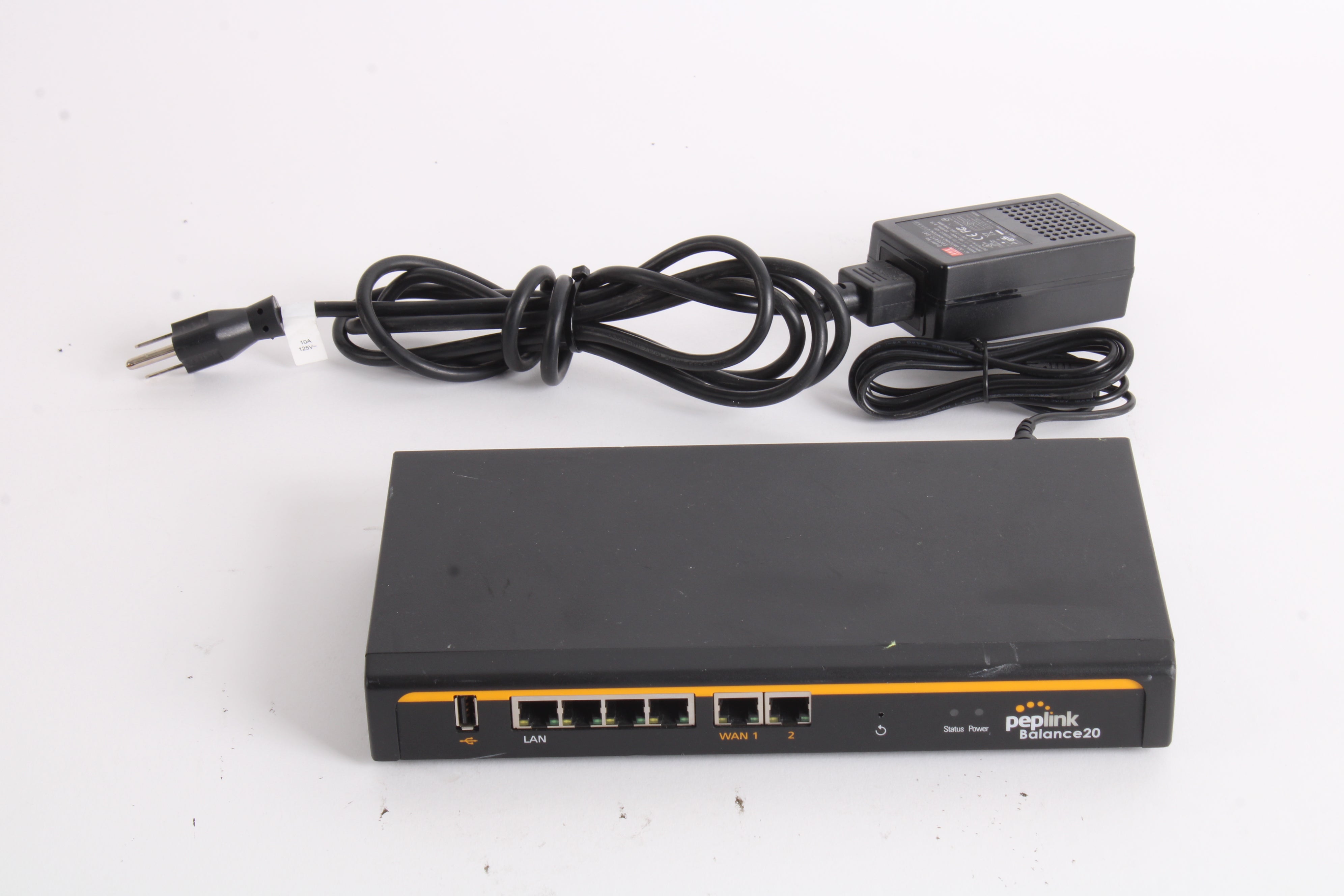 Peplink Balance 20 Dual-WAN Router BPL-021 With Power Supply And Cord ...