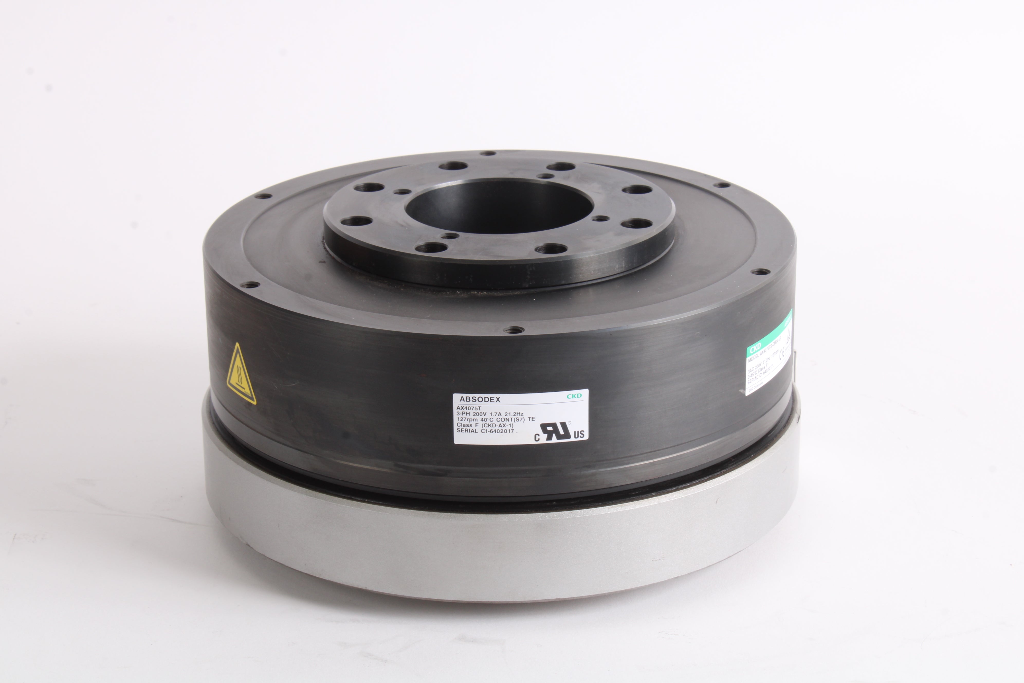 CKD AX4075TS-DM04-U0 Actuator 3AC, 200V, 21.2Hz 127rpm