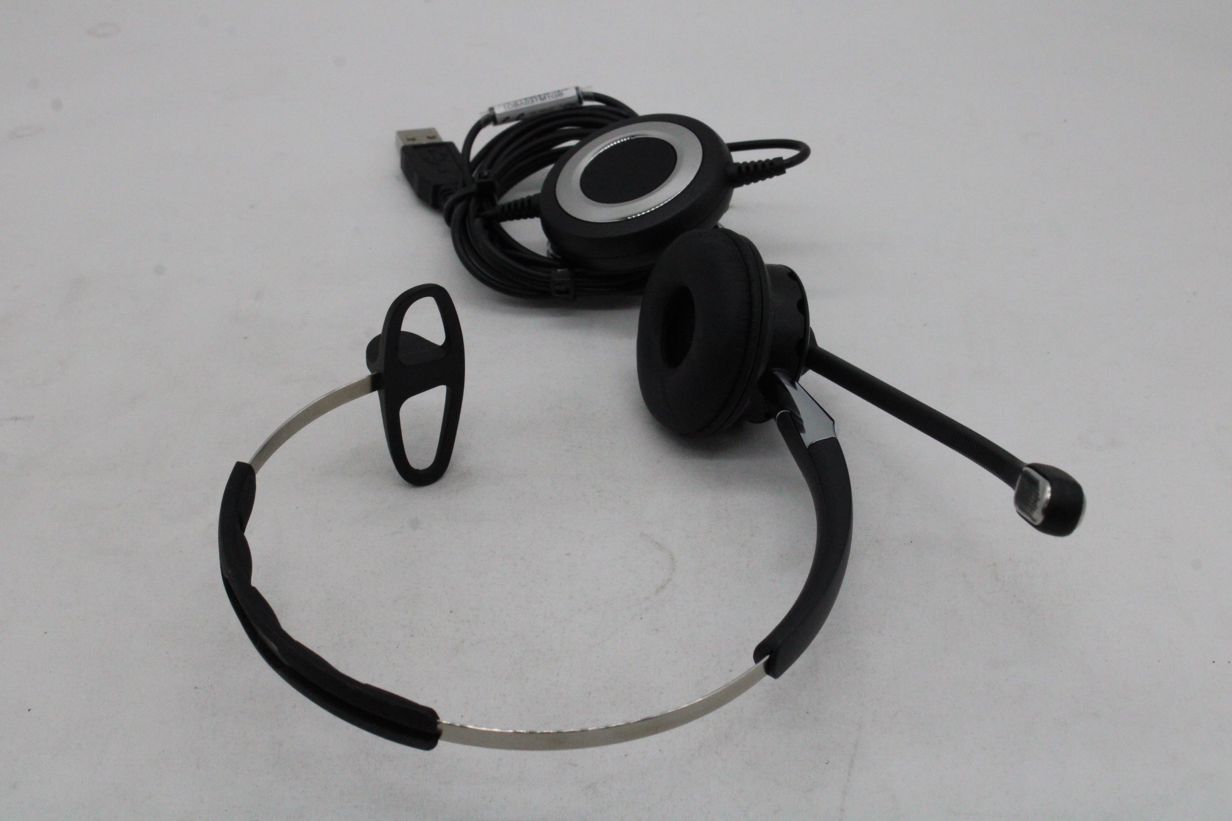 Jabra BIZ 2400 USB Headset With Neckband and Ear Hooks NTC Tech