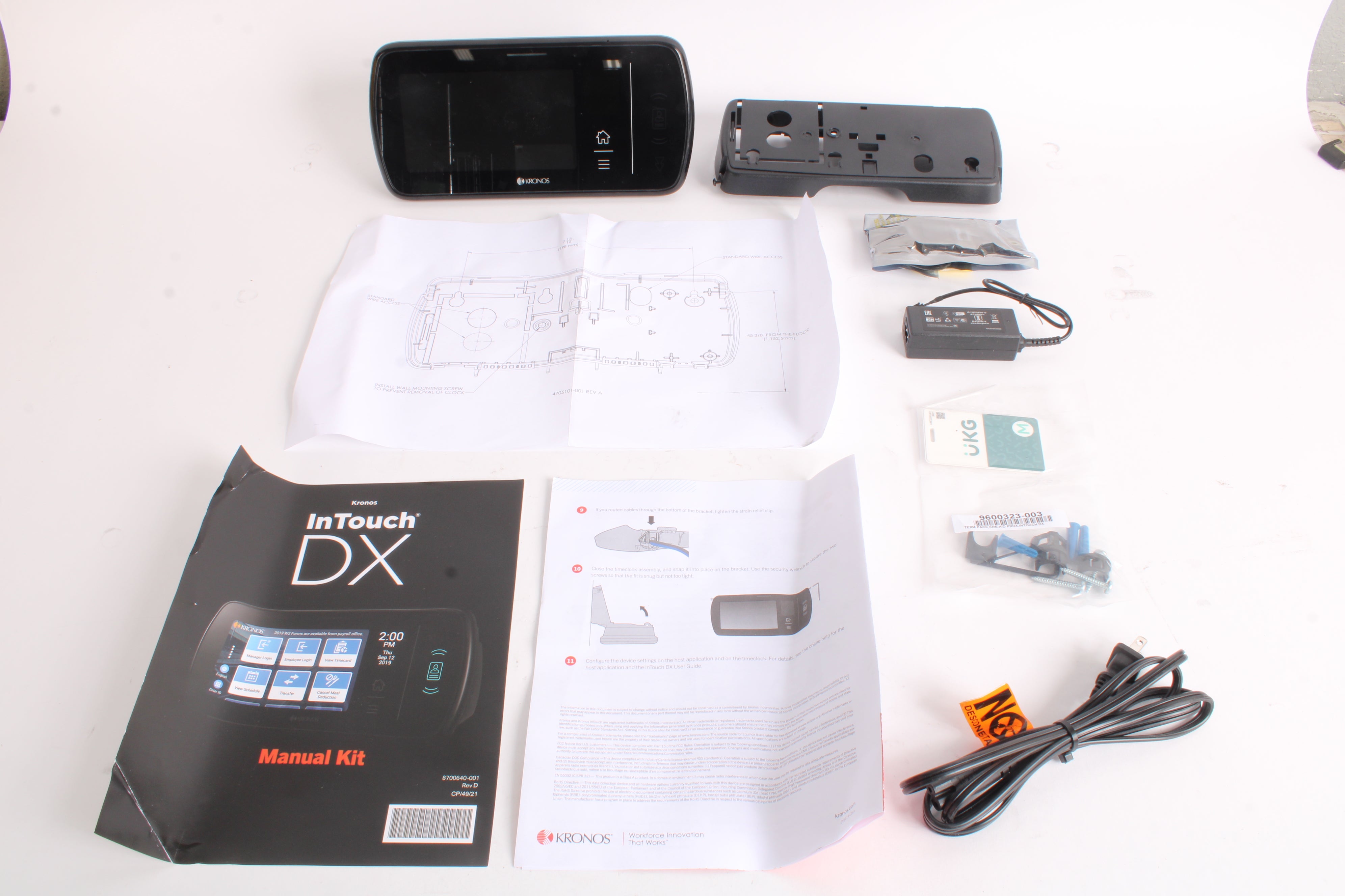 Kronos 8610000-003 InTouch DX with HID Proximity - Workforce Management  Terminal