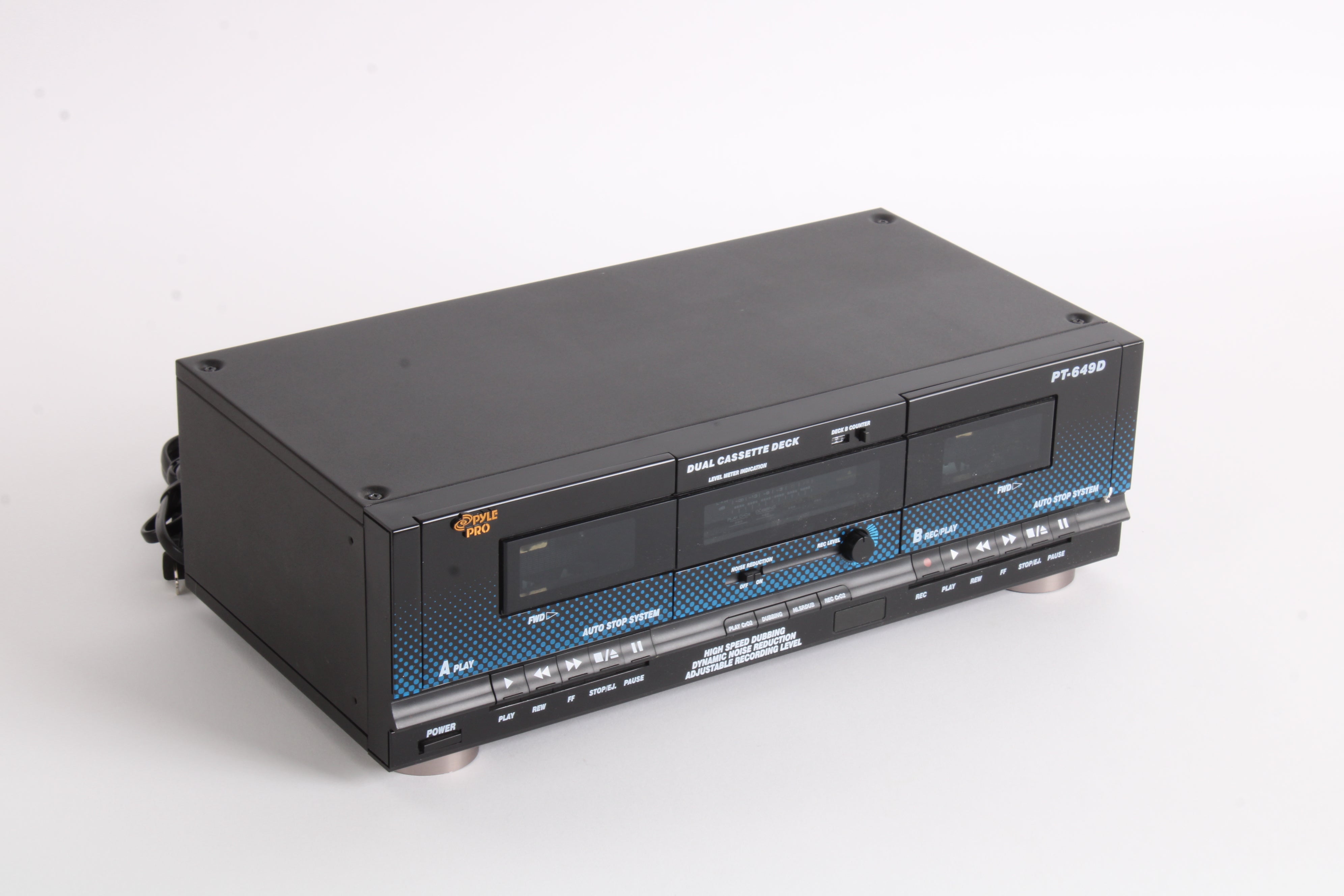 Pyle PT649D Dual Cassette Deck retailer