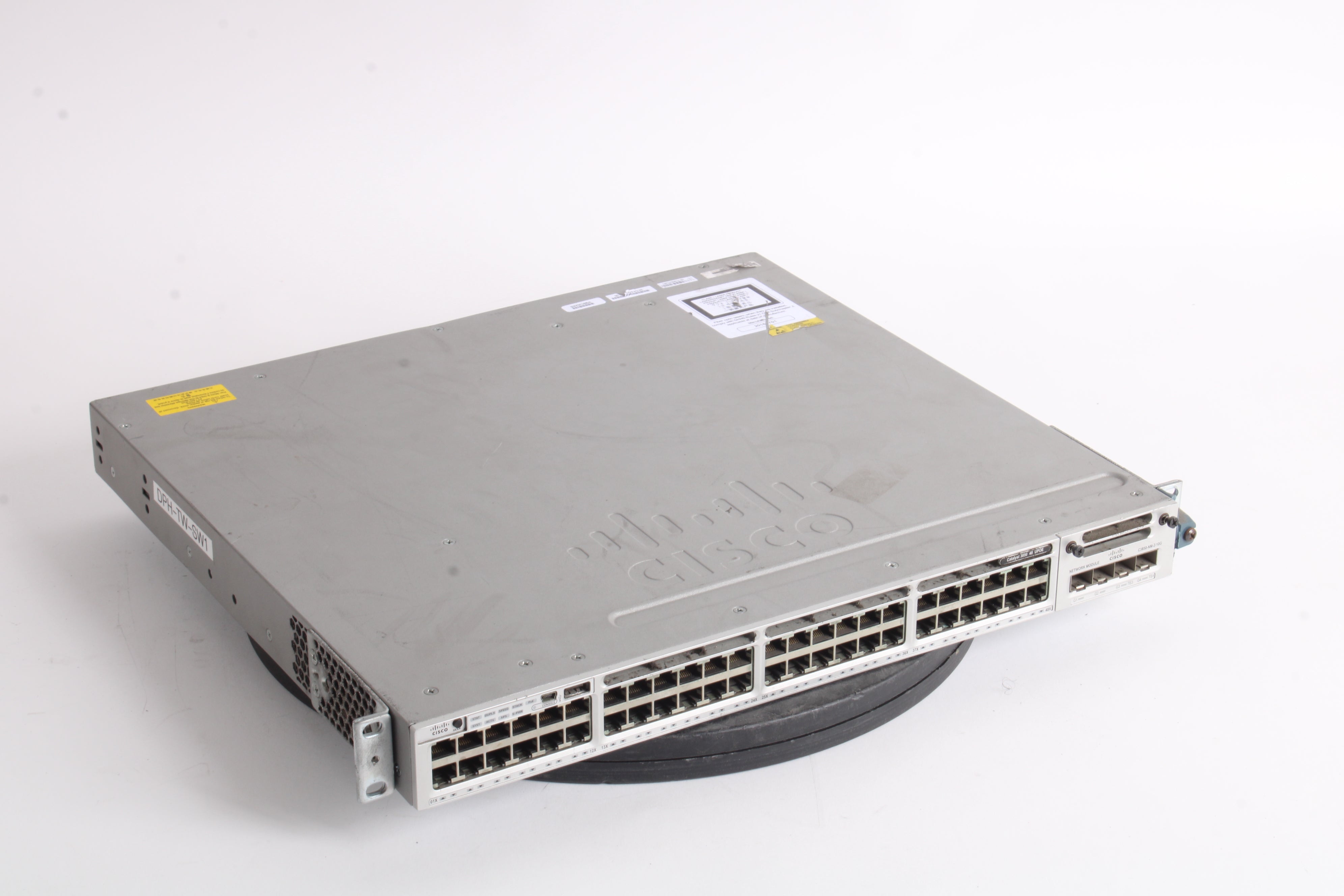 Cisco Catalyst 3850 WS-C3850-48U-E 48-Port UPOE Switch W/ C3850-NM-2-1