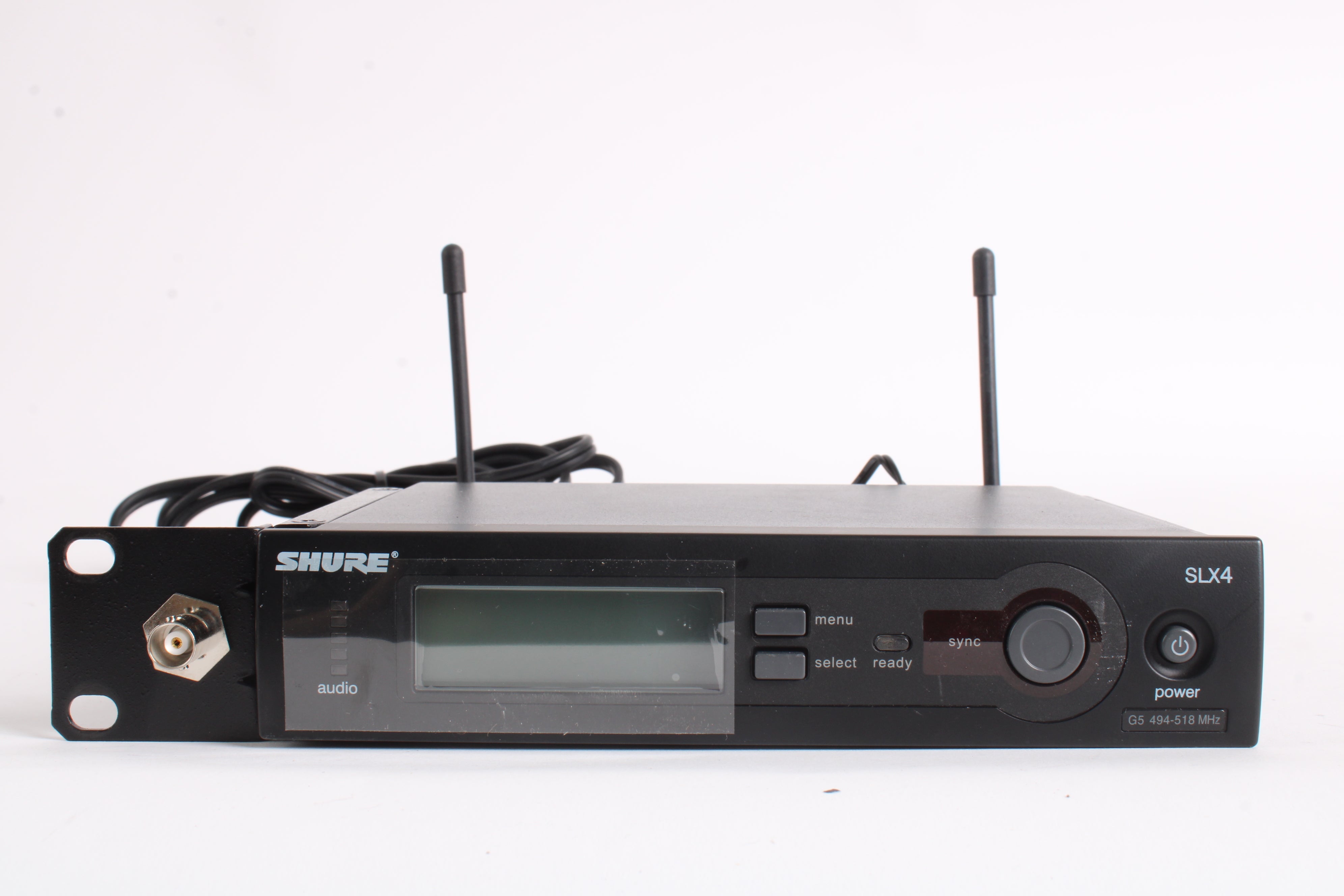 Shure SLX4 Wireless Microphone Diversity RF Receiver System G5 494 518MHz W PSU