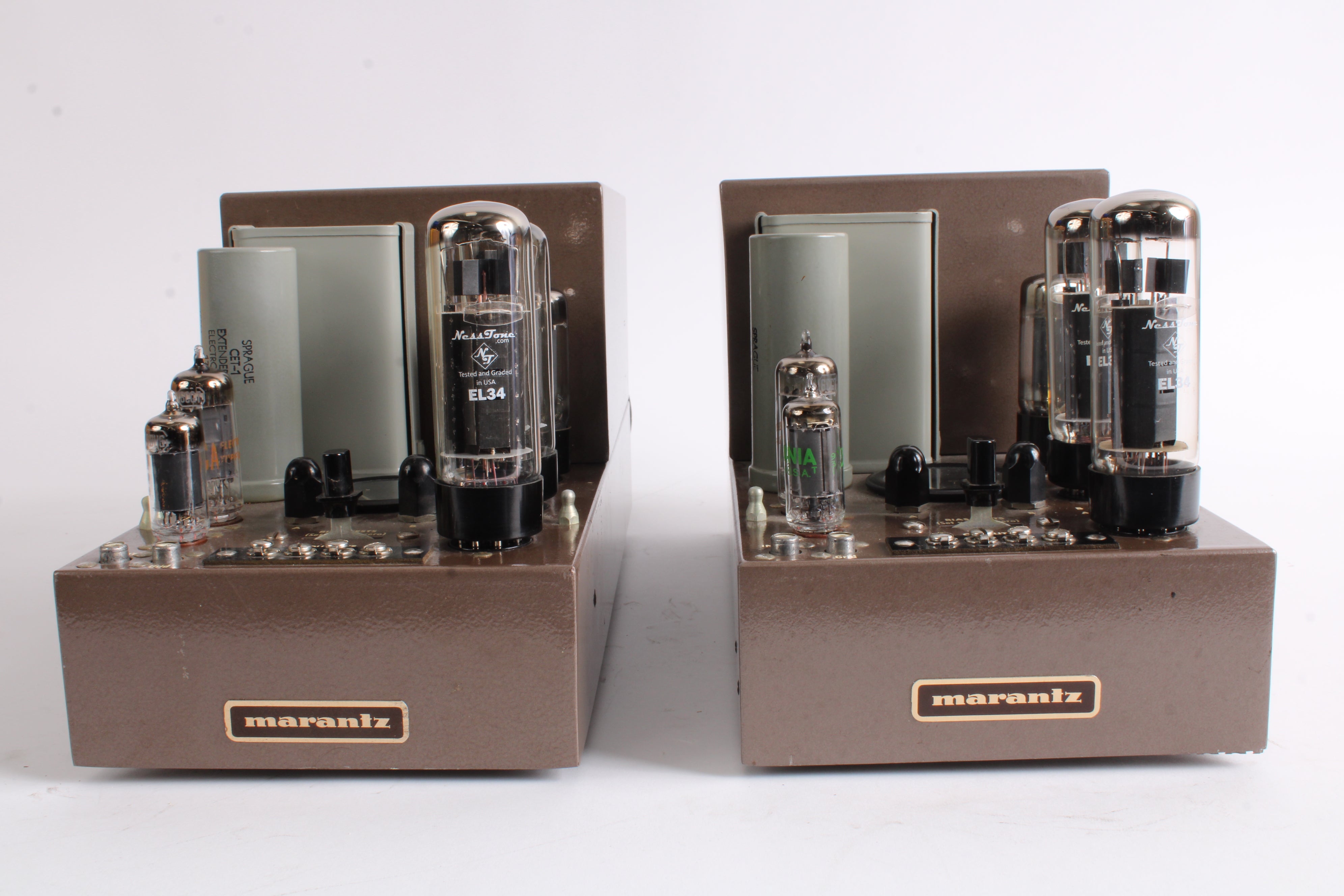 Marantz Model 5 Mono Block Tube Power Amplifiers - Pair - Vintage – NTC Tech