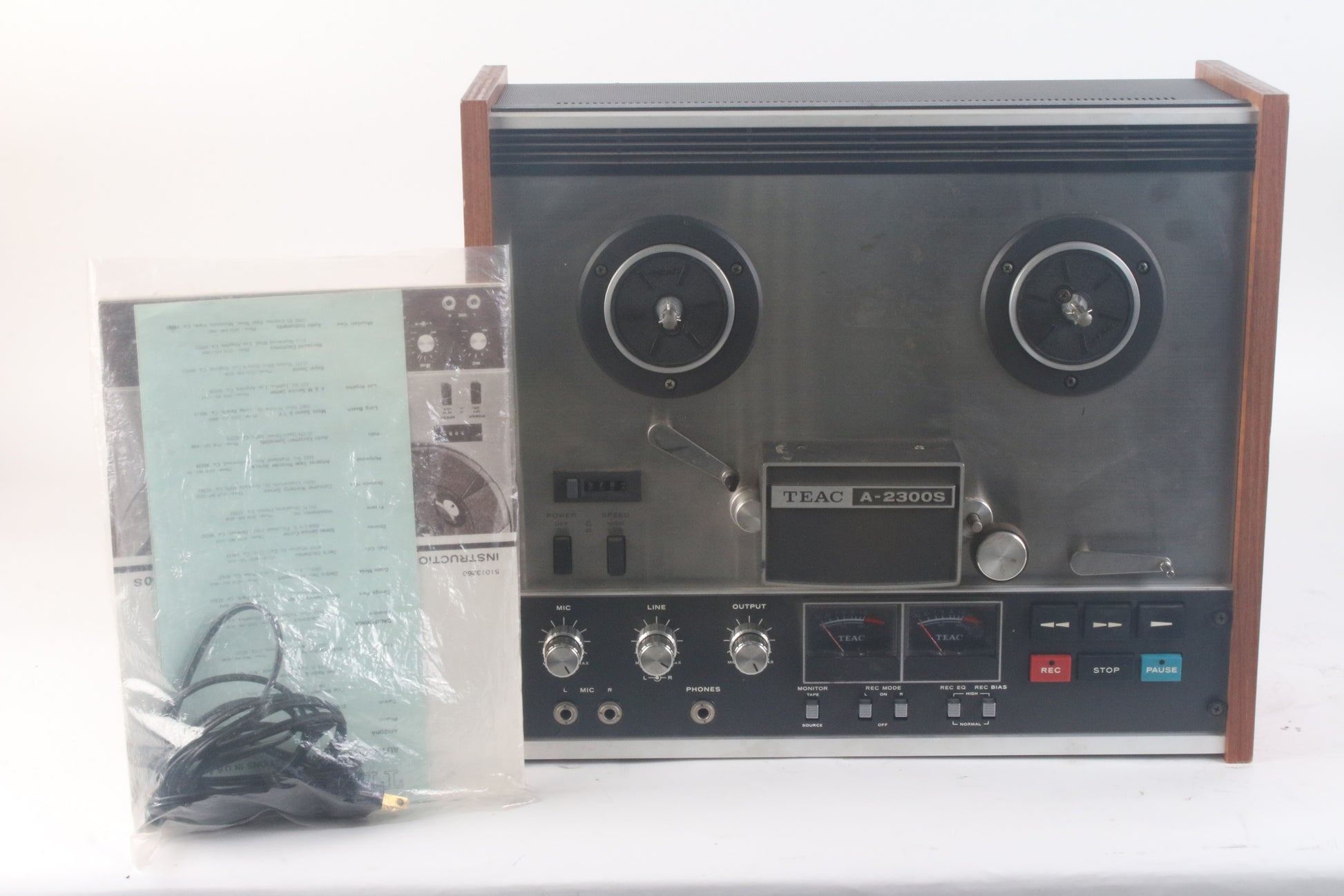 Teac a-2300S Stereo Reel to Reel Tape Deck Recorder With Manual – NTC Tech