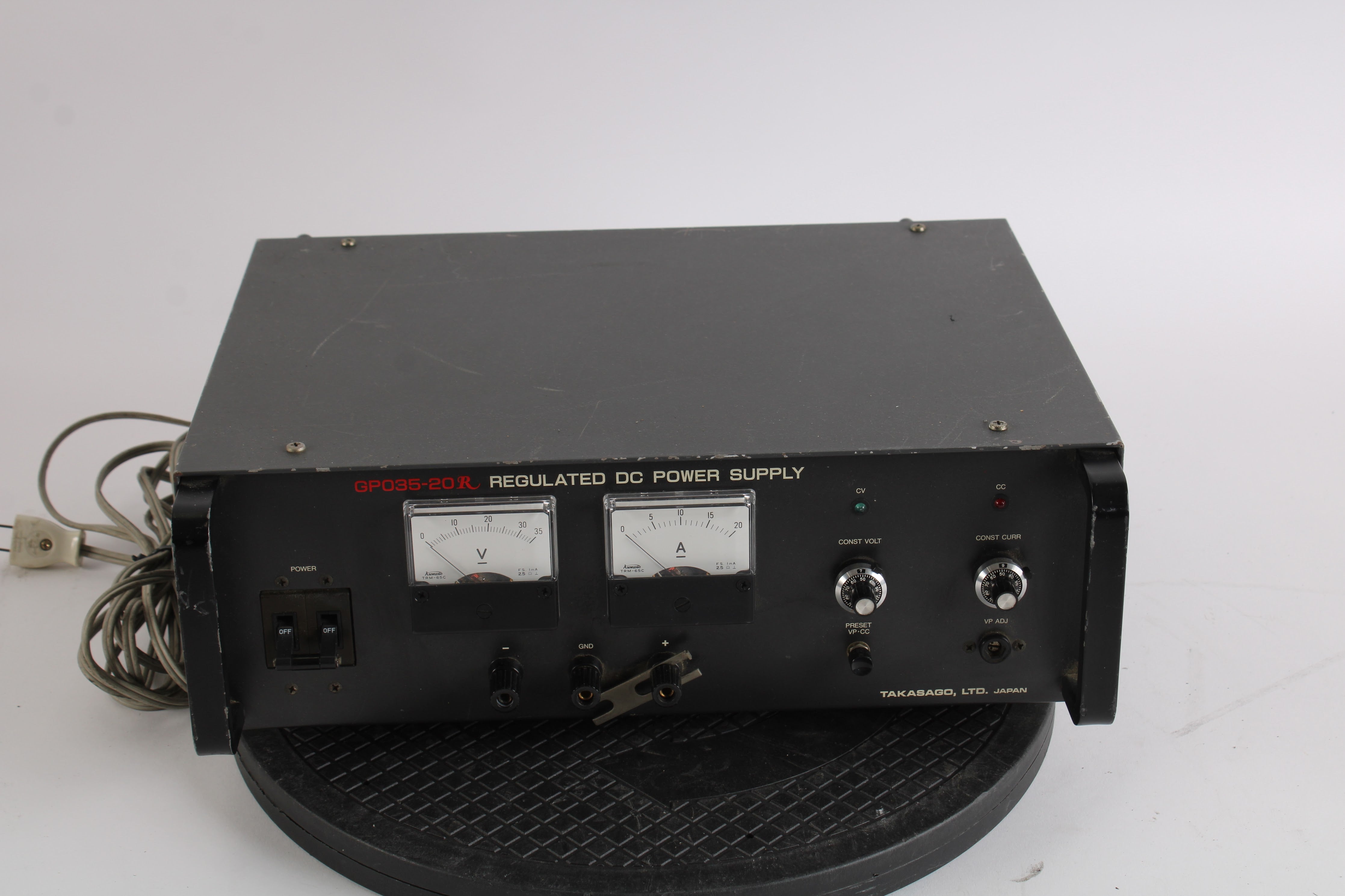 Takasago GP035-20R Regulated DC Power Supply W/ Power Cord